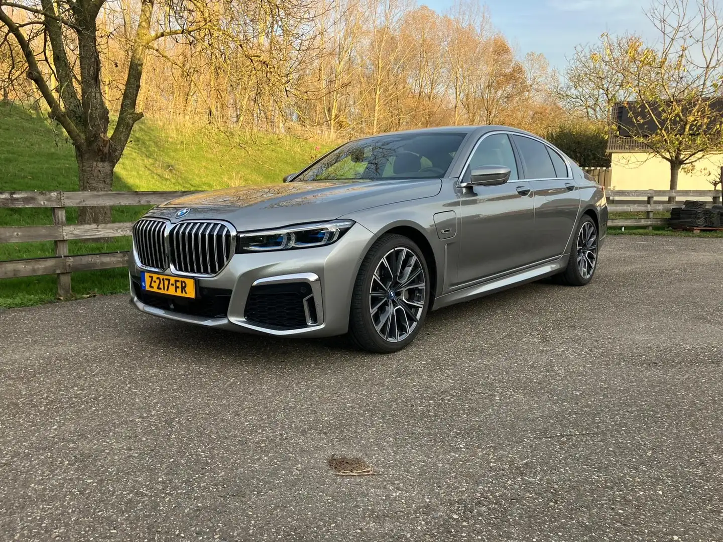 BMW 745 745e benzine/hybride Grijs - 2