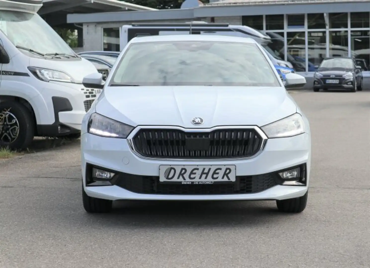 Skoda Fabia Fabia Selection PLUS/AHK/Rü-KAMERA/ALU/ EXTRAS Blanc - 2