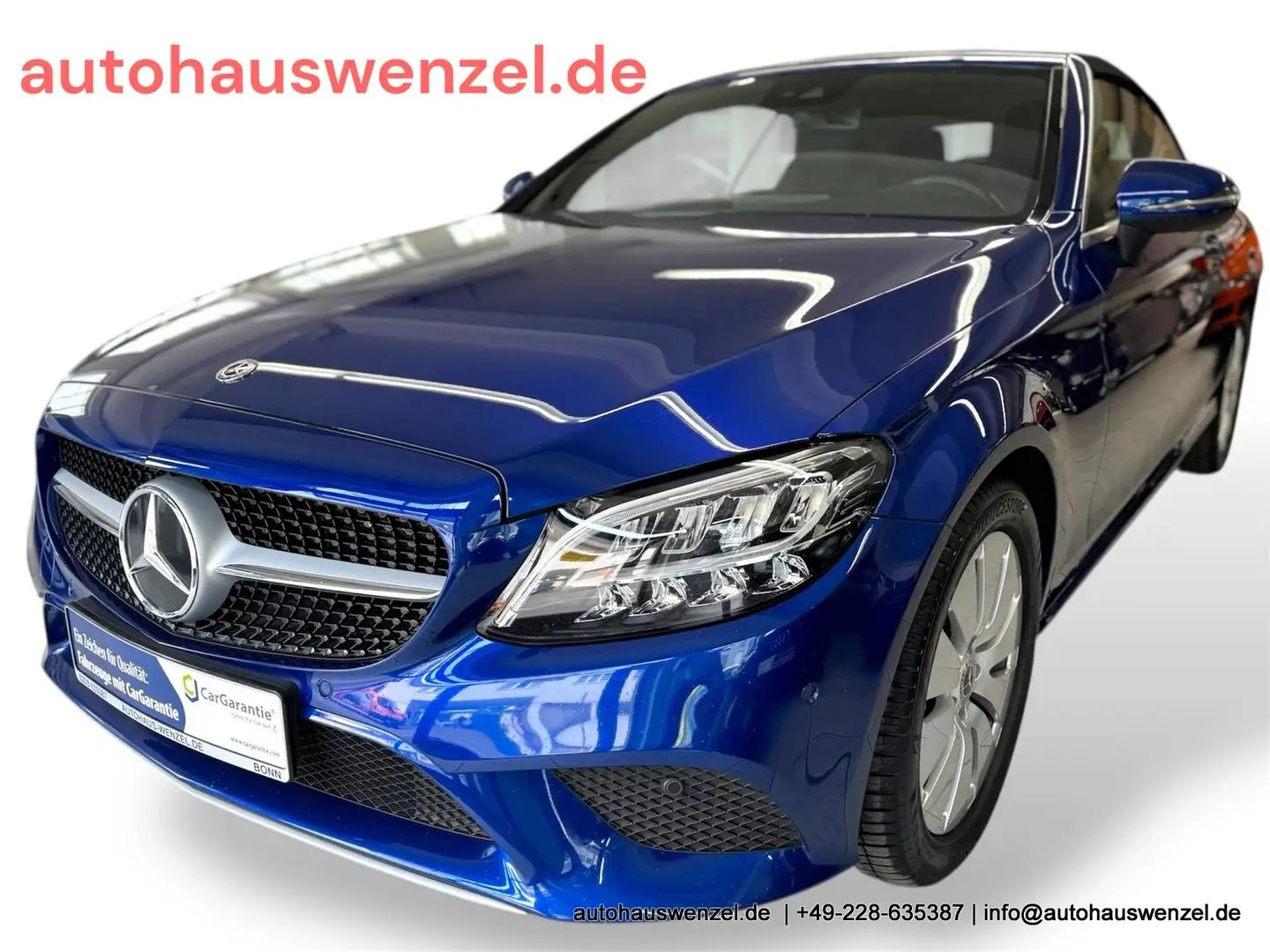 Mercedes-Benz C 220 d Cabrio DISTRONIC COMAND LED KAM AIRCAP AIRSCARF Blau - 1