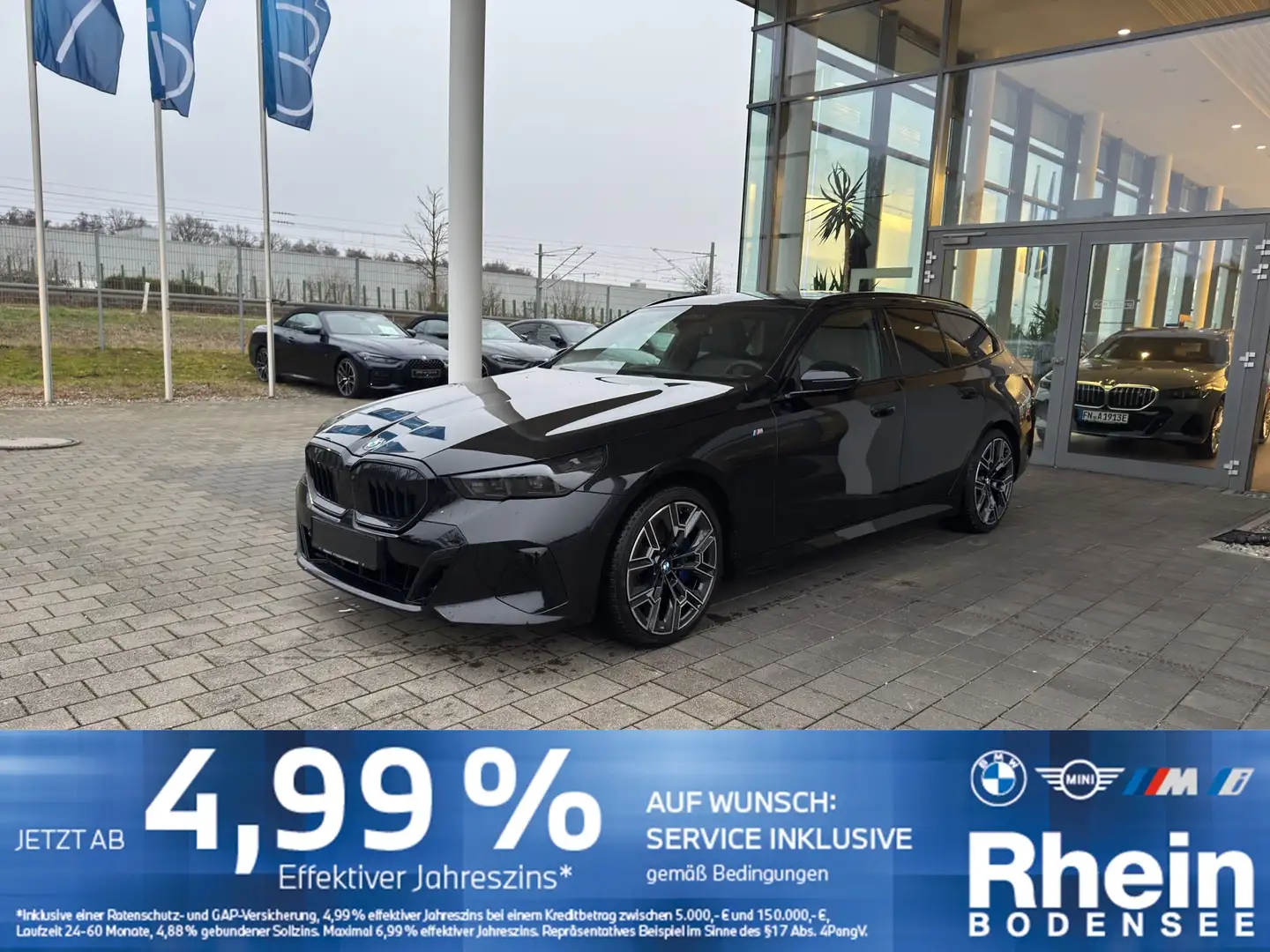 BMW 540 d xDrive Touring M Sport AHK ACC Autobahnass. Schwarz - 1