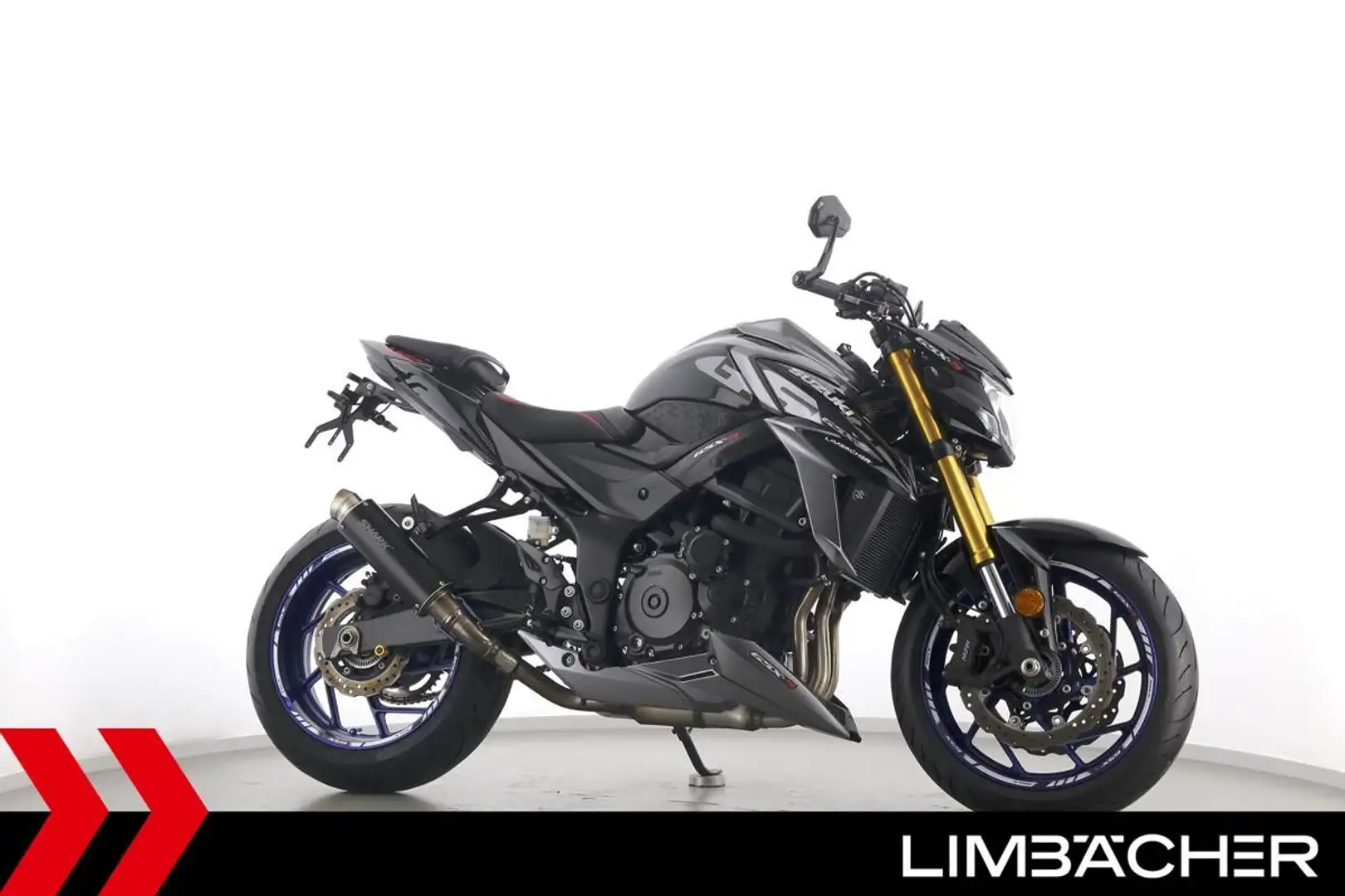 Suzuki GSX-S 750 Shark-Auspuff, VTrec-Hebel Noir - 1