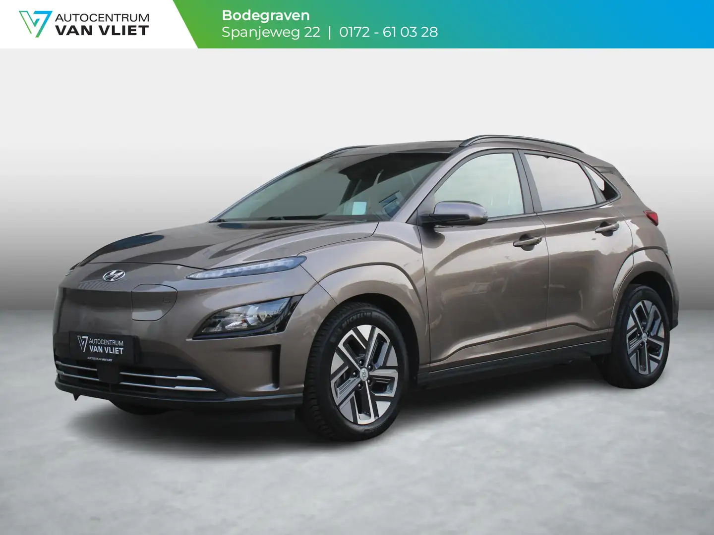 Hyundai KONA EV Fashion 64 kWh | SOH 97.4 % | NAVIGATIE | ACHTE Bruin - 1