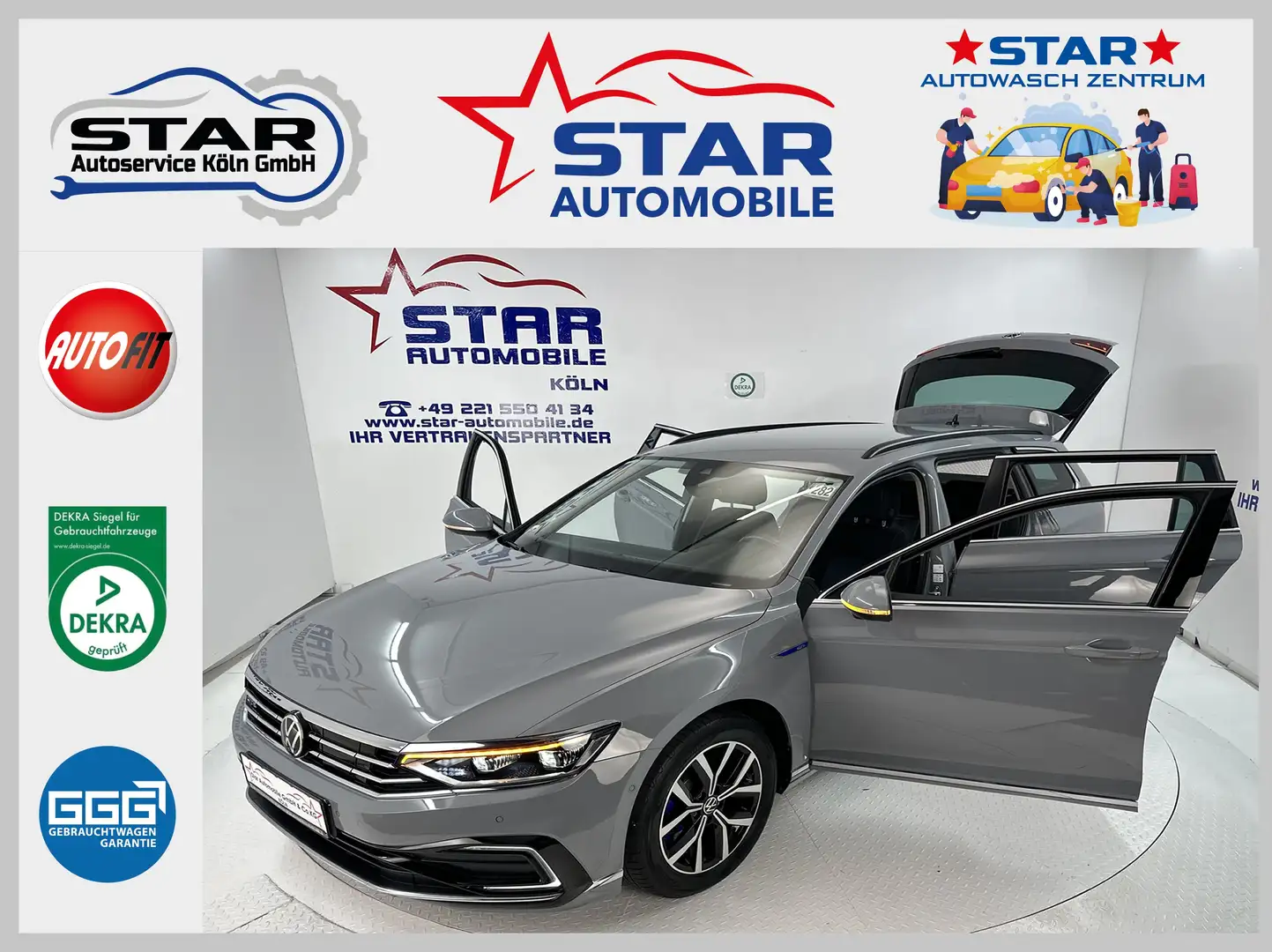 Volkswagen Passat Variant Passat Variant GTE 1.4 TSI DSG 160KW*IQ Drive*EU 6 Grau - 1