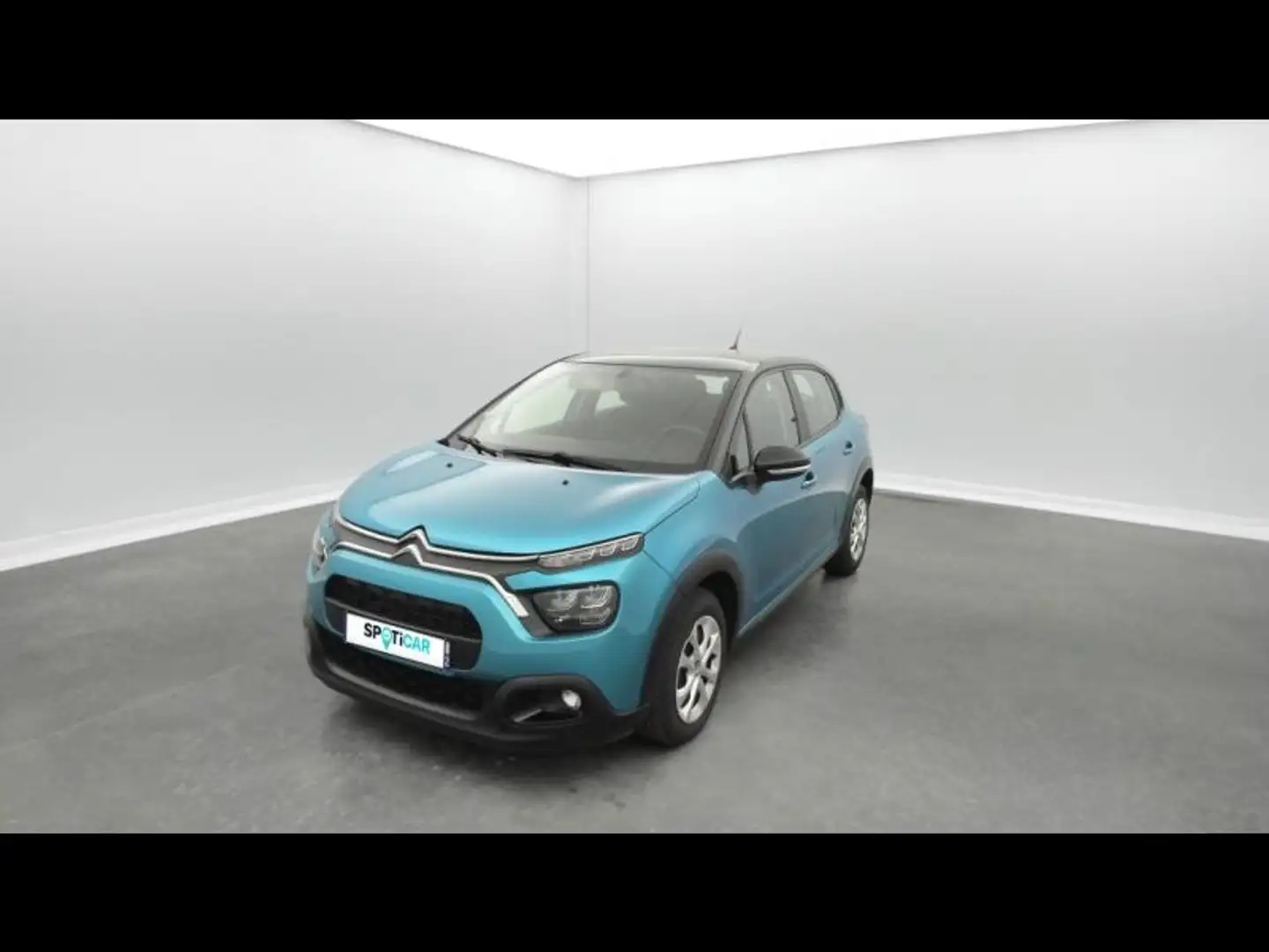 Citroen C3 1.5 BlueHDi 100ch S\u0026S Feel Business E6.d Bleu - 1