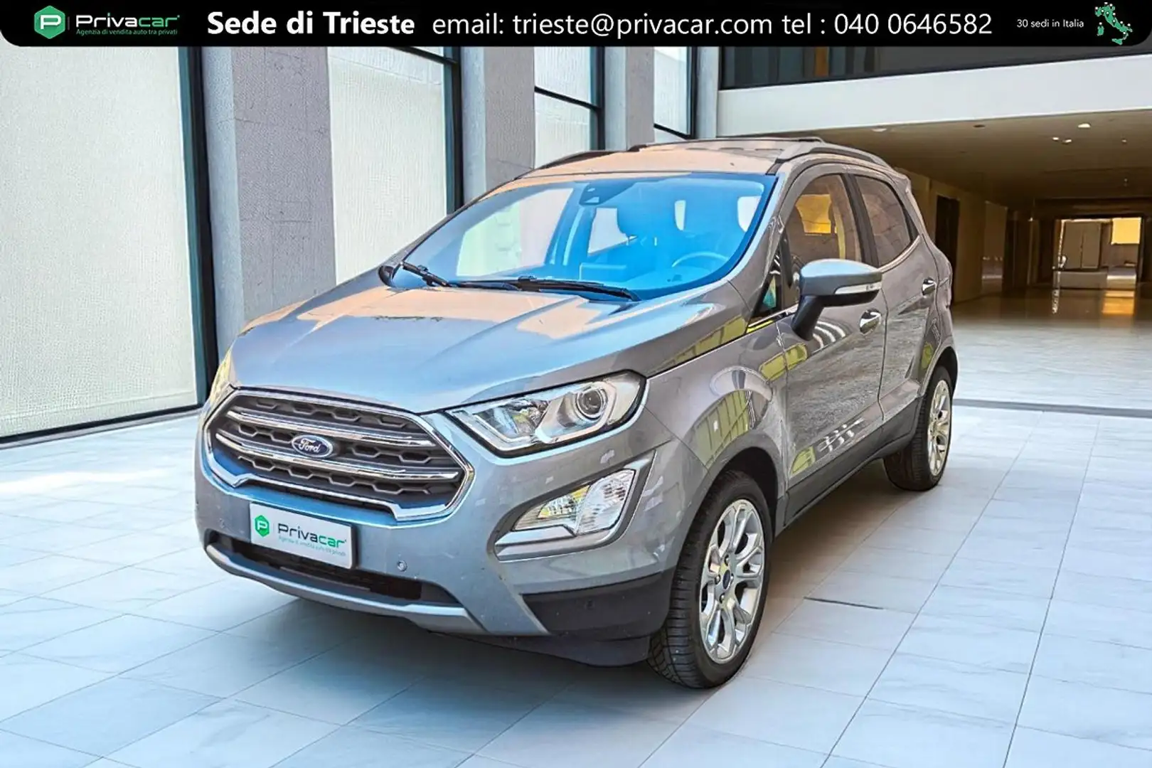 Ford EcoSport 1.0 EcoBoost 125 CV Start&Stop Titanium Silber - 1