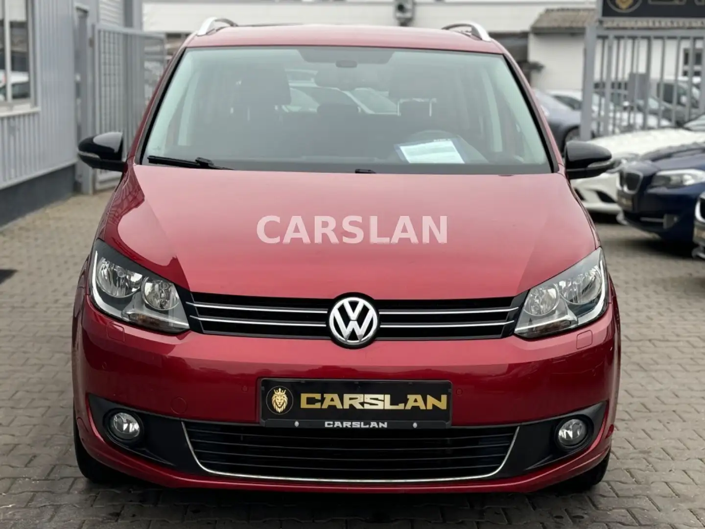 Volkswagen Touran 1.6 TDI STYLE 2.HAND+7-SITZER+NAVI+R.KAM Rot - 2