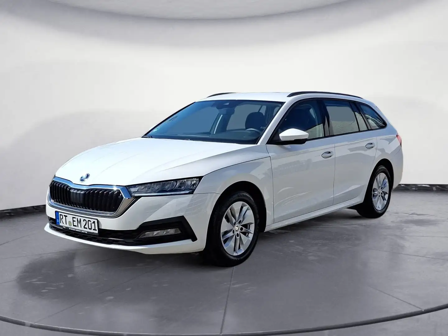 Skoda Octavia Combi 2.0TDI DSG Ambition Navi Columbus Weiß - 2