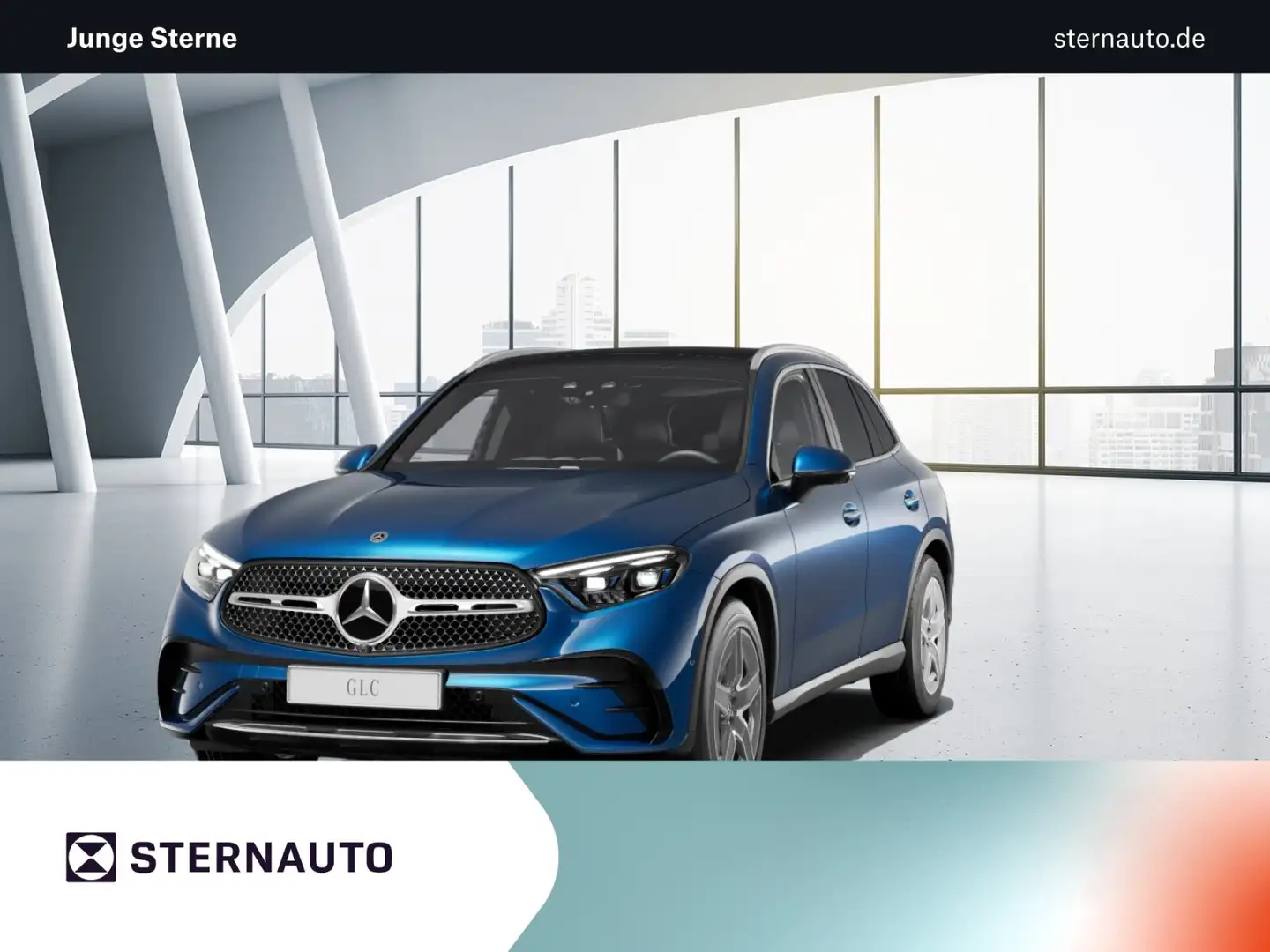 Mercedes-Benz GLC 450 GLC 450 d 4MATIC AMG Line Navi/Pano.-Dach/Styling Blau - 1