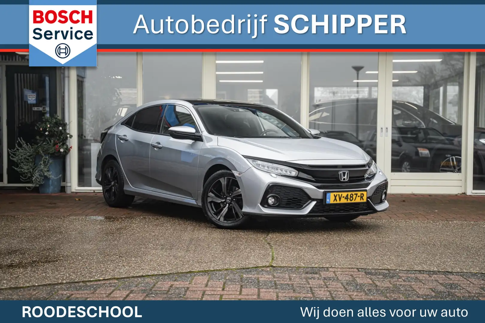 Honda Civic 1.0 i-VTEC Executive Gris - 1
