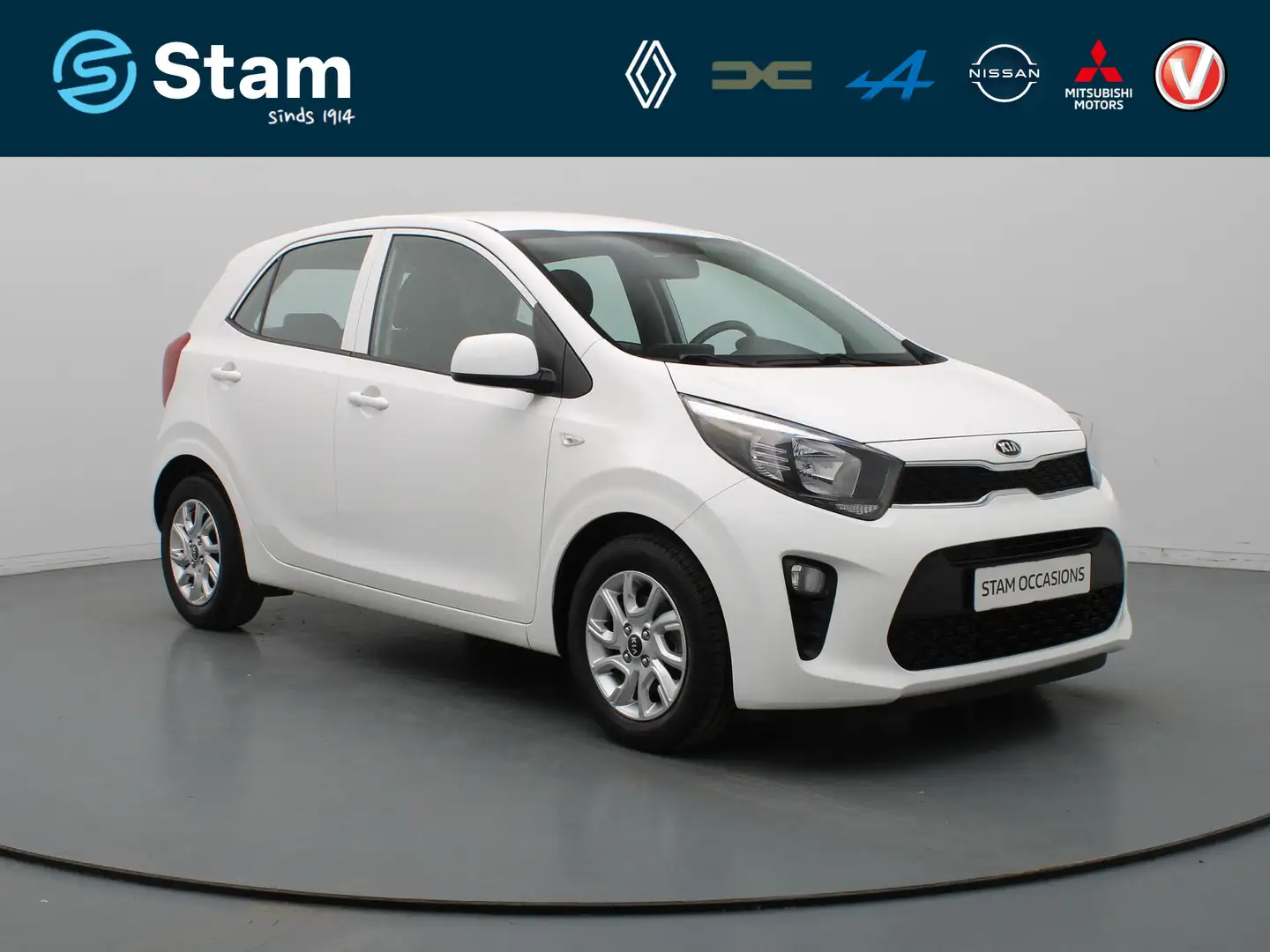 Kia Picanto 67pk MPi DynamicPlusLine Airco | Camera | Cruise | Weiß - 1