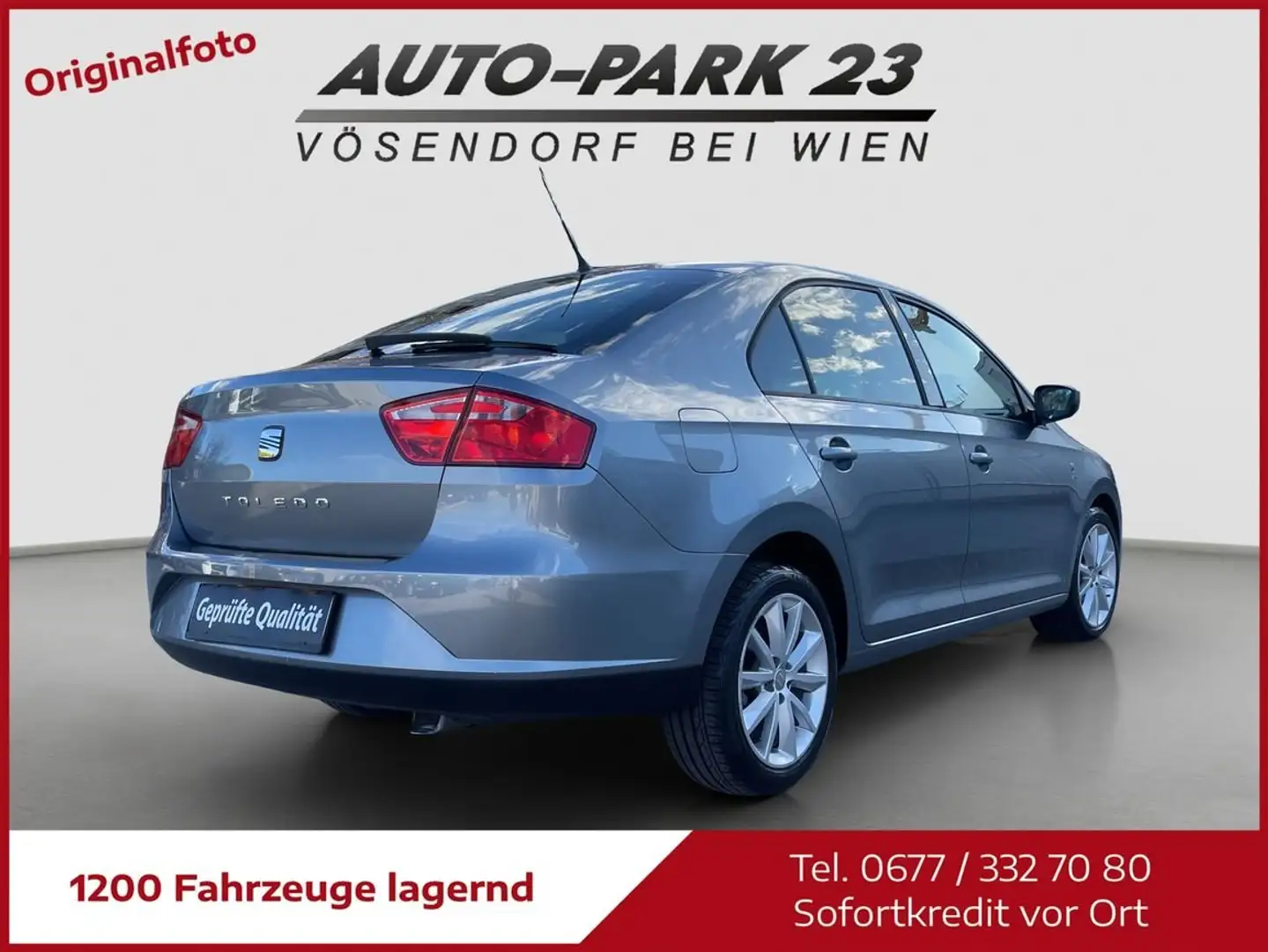 SEAT Toledo Toledo 1,2 TSI**SOFORT-KREDIT*NUR 90.000KM*MOD2014 Grau - 2