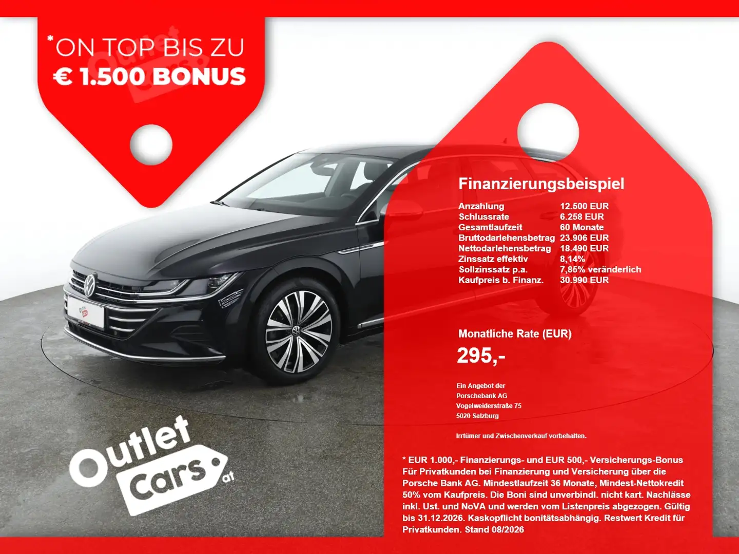 Volkswagen Arteon Shooting Brake 2.0 TDI Elegance ASSIST+LM Schwarz - 1
