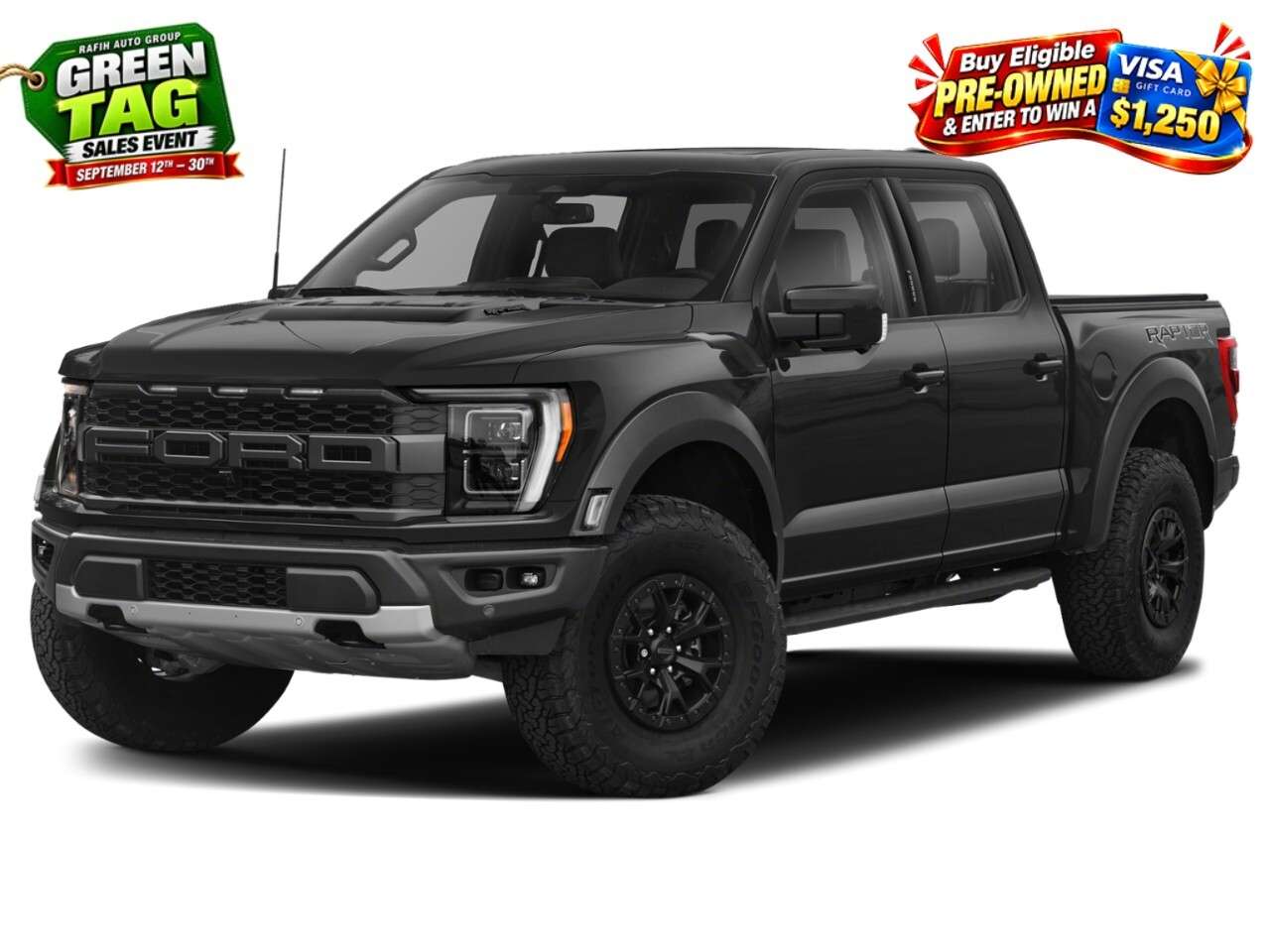 2023 Ford F-150 Raptor 4WD SuperCrew 5.5' Box RAPTOR EDITION-NO AC