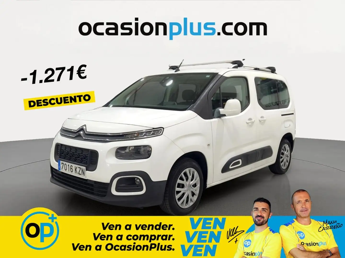 Citroen Berlingo PureTech S&S Talla M Feel 110 Blanco - 1