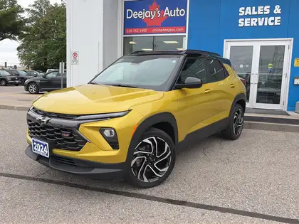 Yellow 2024 Chevrolet Trailblazer RS AWD SUV / Crossover Four-Wheel Drive Automatic