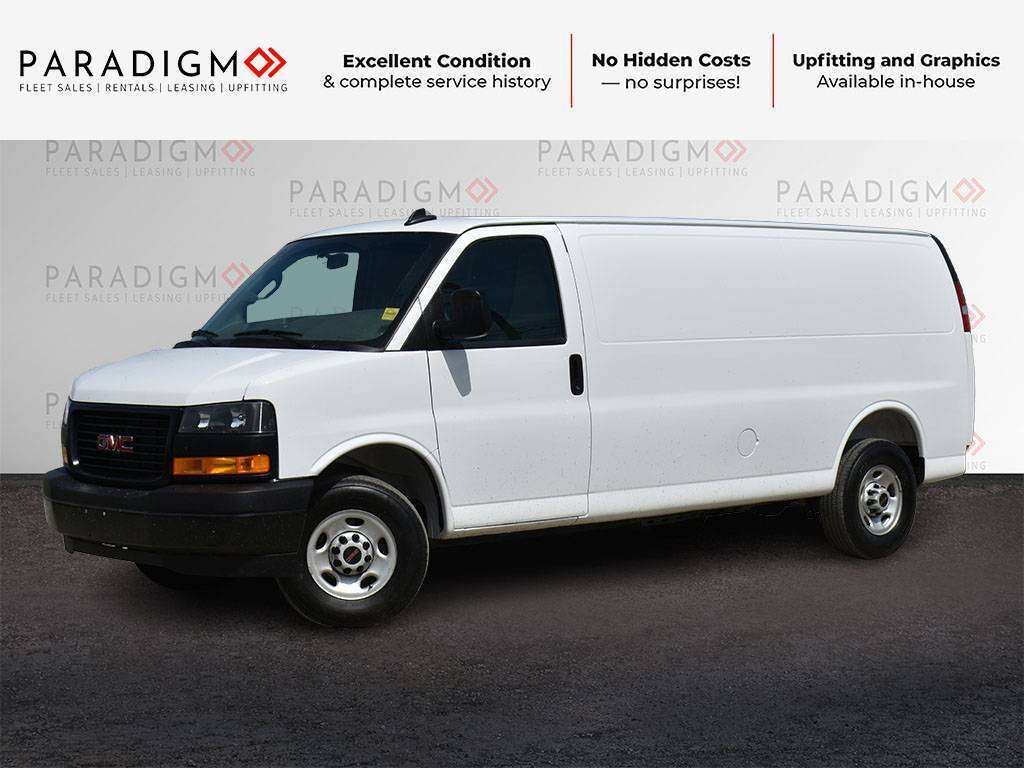 White 2025 GMC Savana Cargo Van Rear-Wheel Drive Automatic