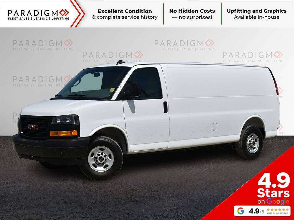 White 2025 GMC Savana Cargo Van Rear-Wheel Drive Automatic