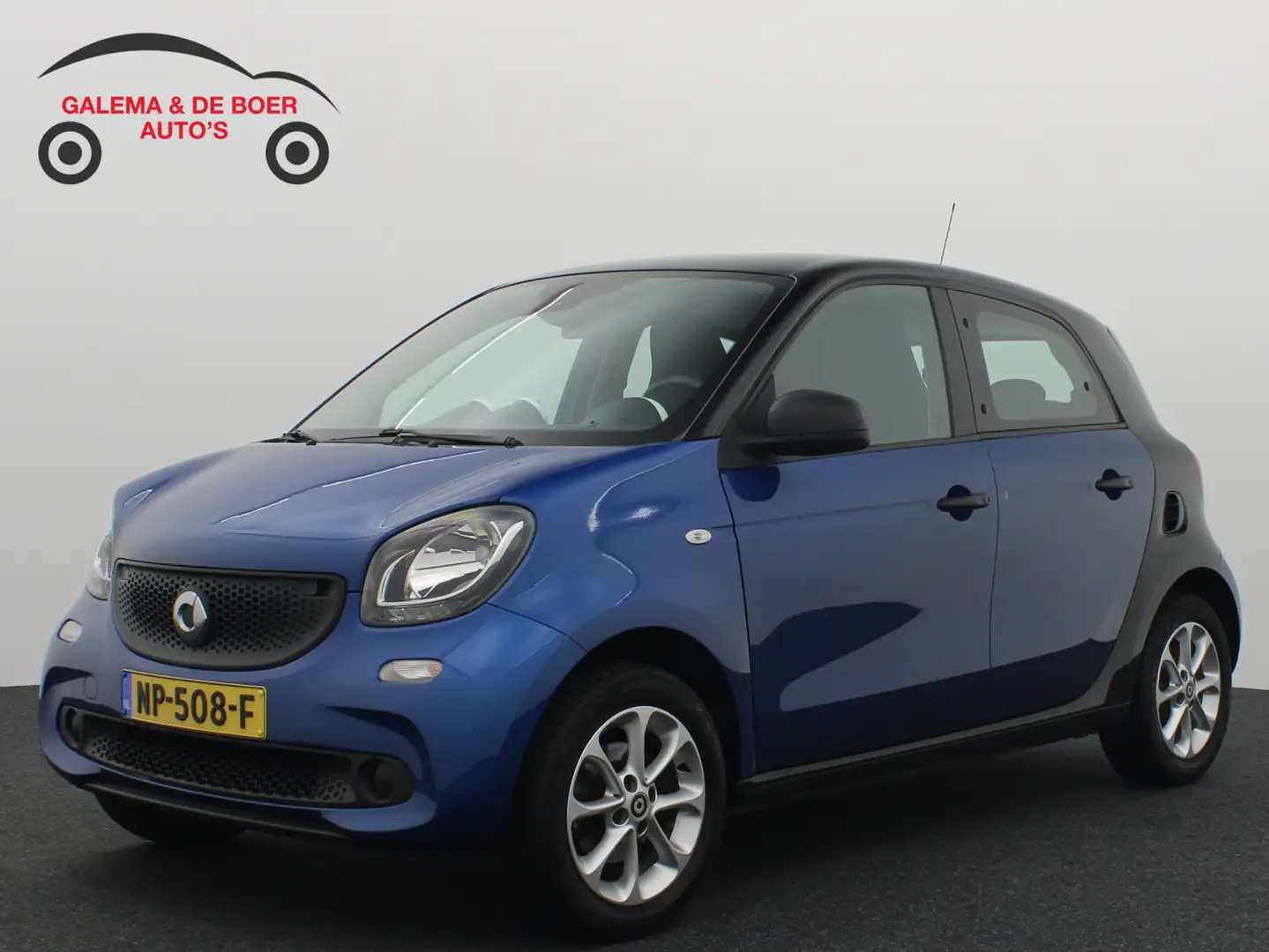 smart forFour 1.0 Pure CLIMA / CRUISE /  BLUETOOTH / ELEK RAMEN Blauw - 1