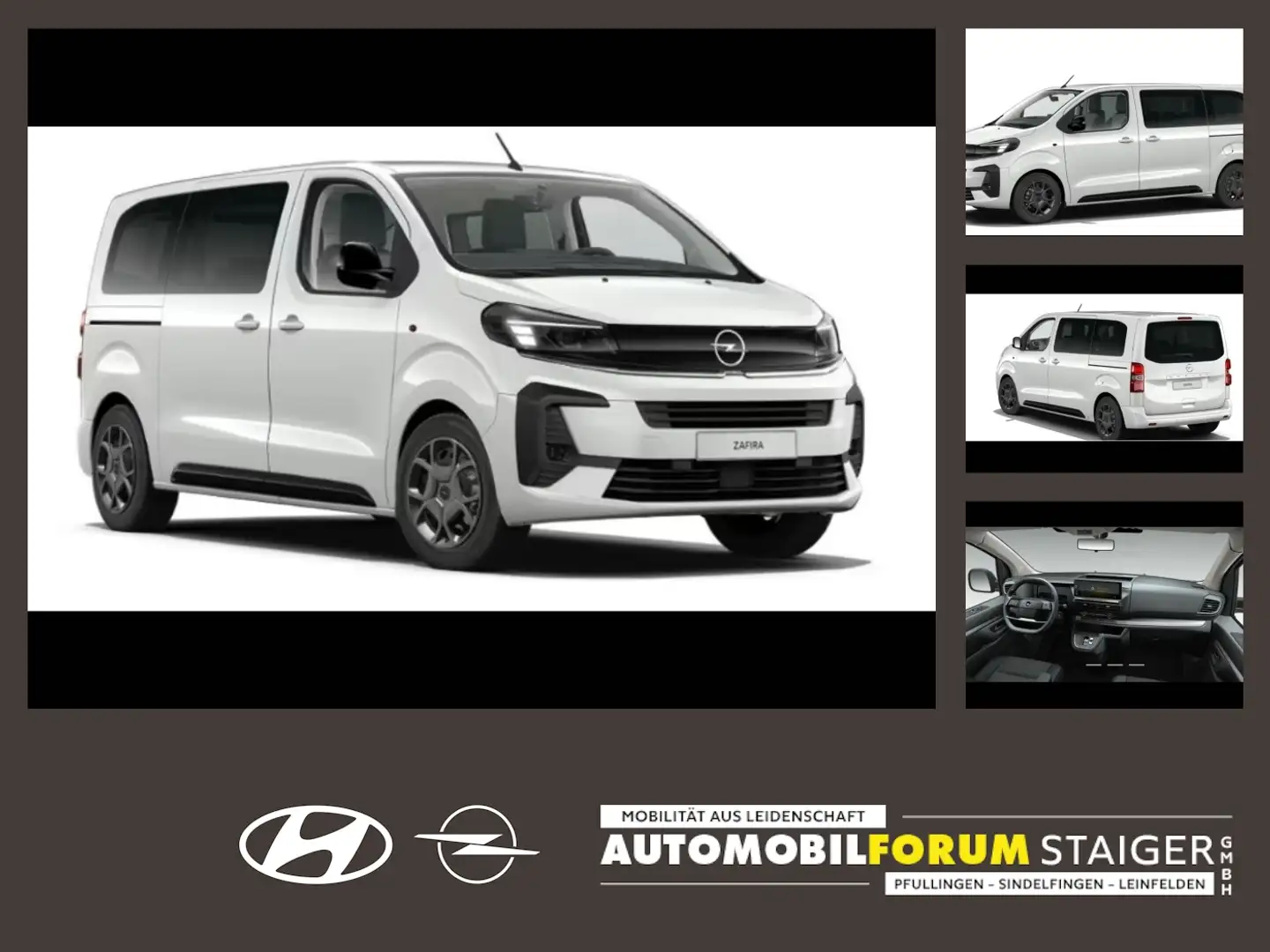 Opel Zafira Life 2.2 Diesel (180PS) Bestellfahrzeug Weiß - 1