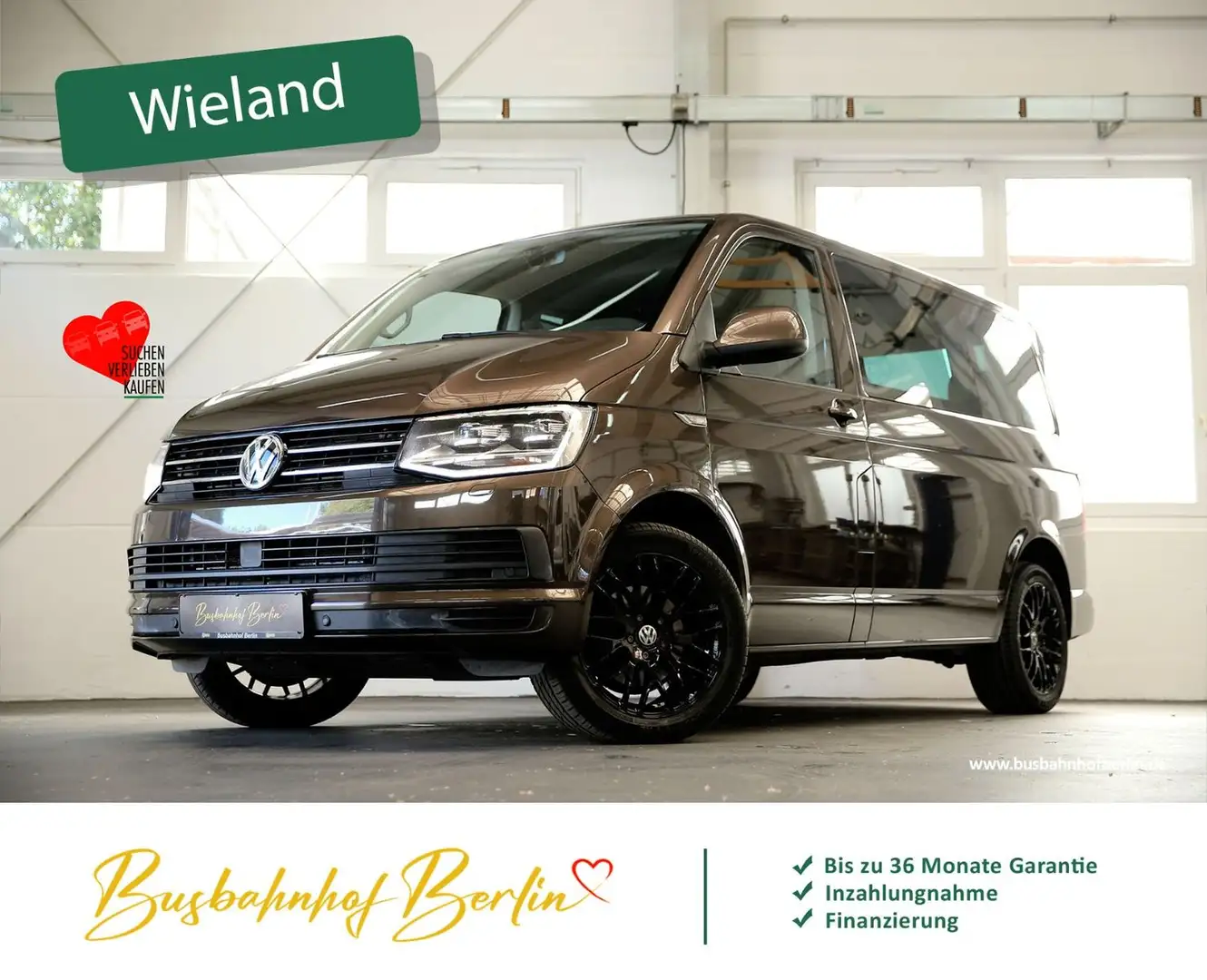 Volkswagen T6 Multivan Comfortline LED ACC AHK Navi 1.Hand Bruin - 1
