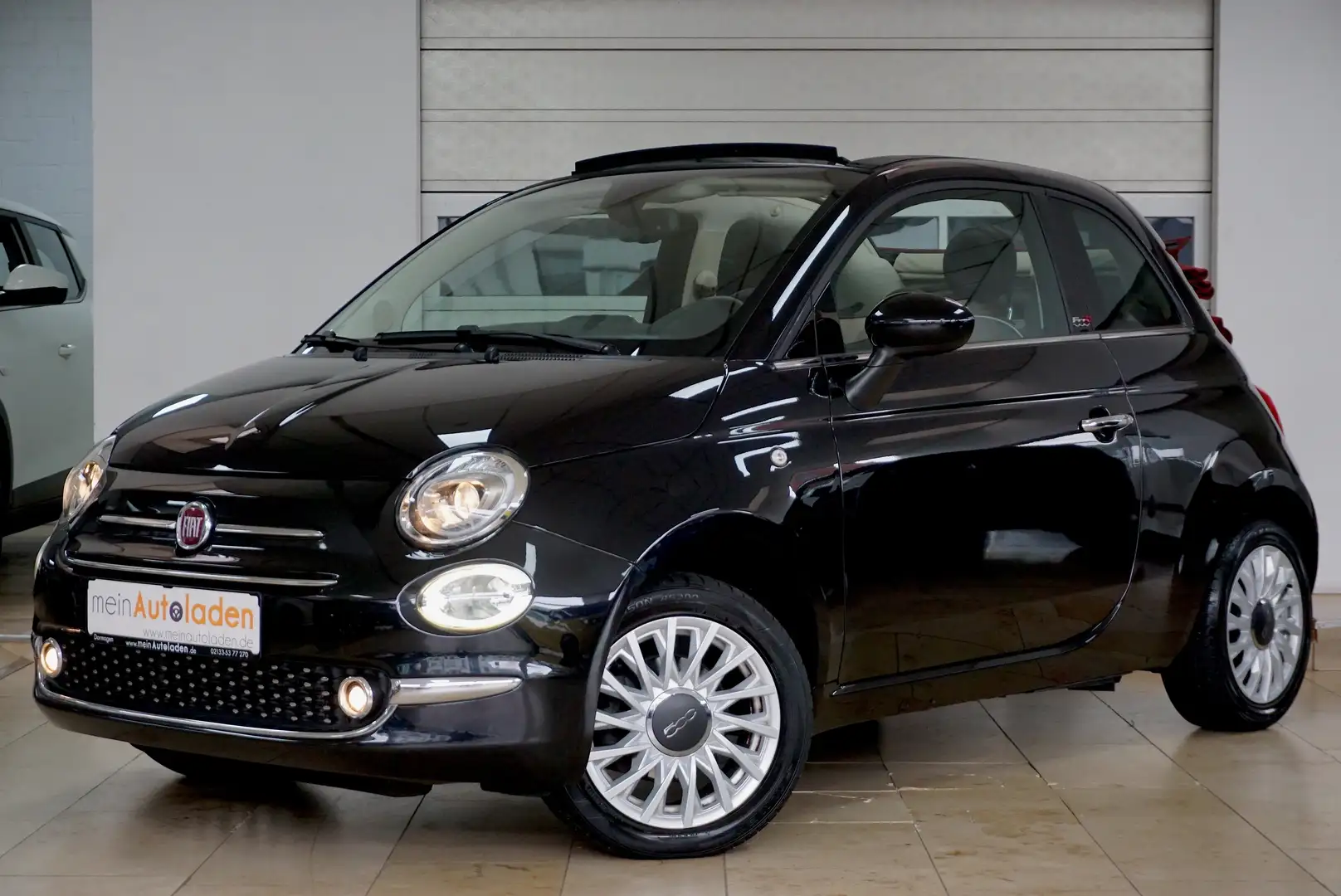 Fiat 500C 500 C 1.2 *48.400KM*KLIMAAUTO*PDC*LED*TEMPOMAT* Black - 1