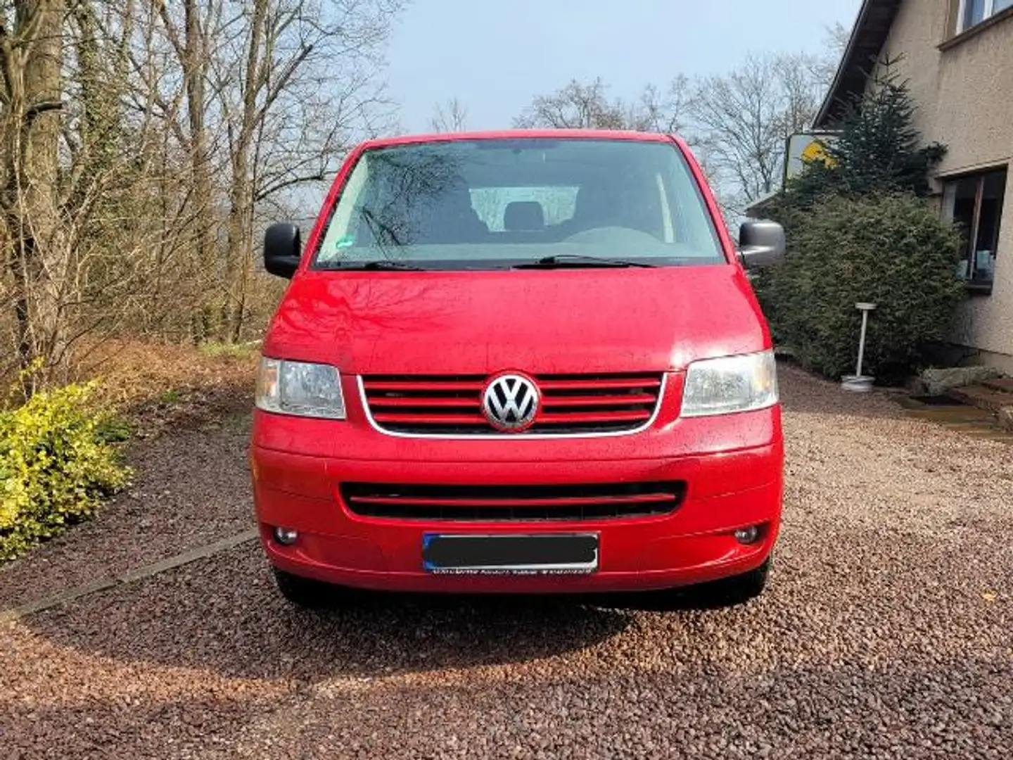 Volkswagen T5 Kombi Transporter Rot - 2