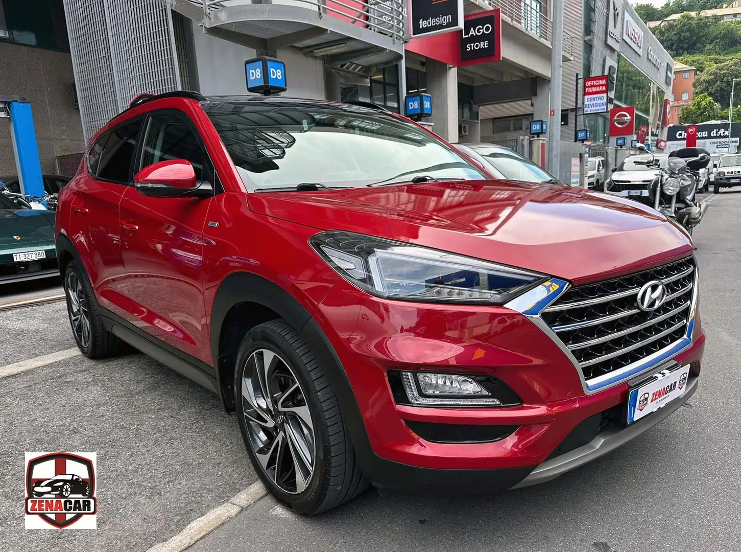 Hyundai TUCSON Tucson 1.6 crdi 48V NLine 2wd 136cv dct Rosso - 2