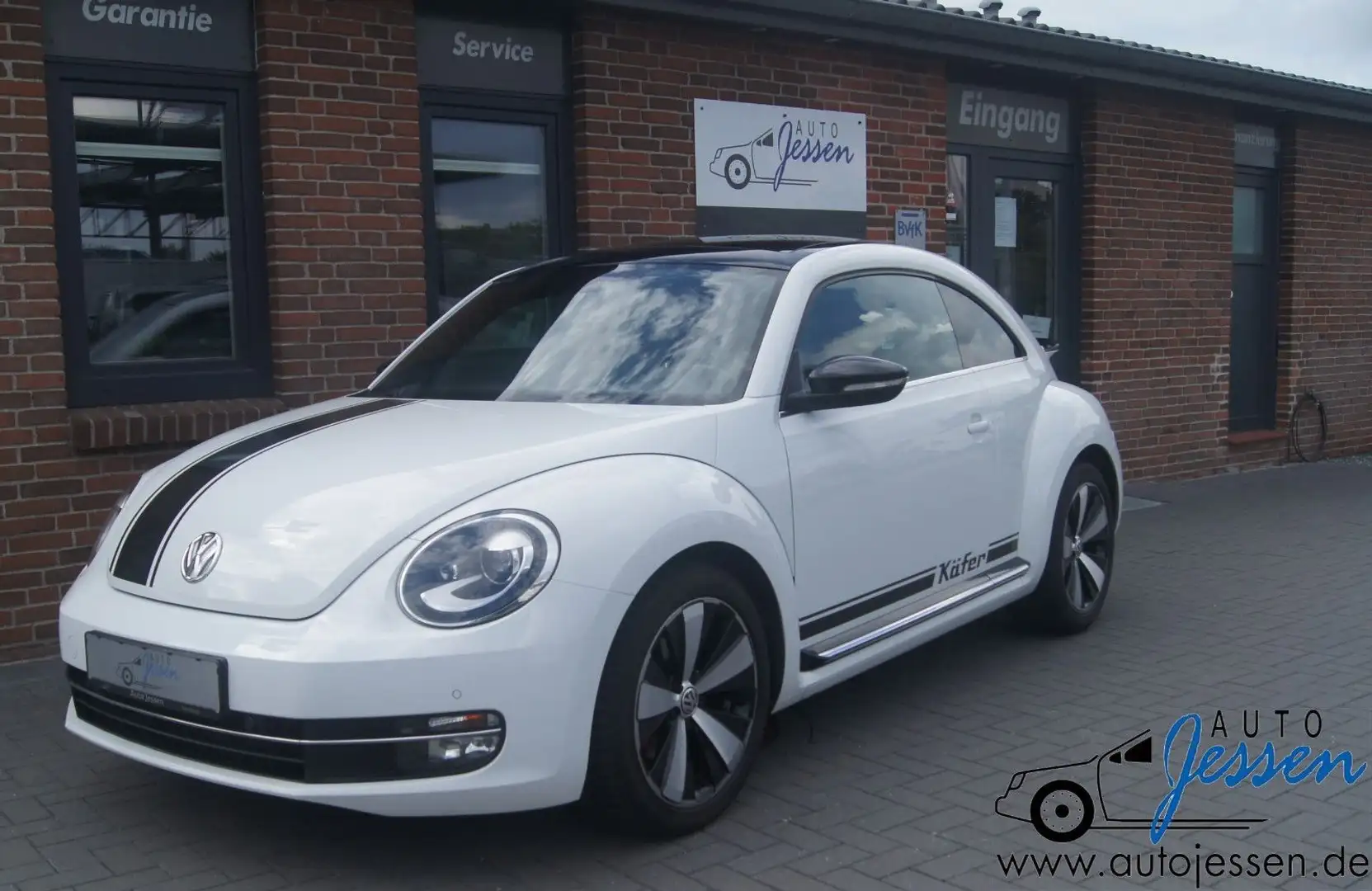 Volkswagen Beetle 2.0 TSI DSG Exclusive Sport DAB/Leder/Gsd Blanc - 1