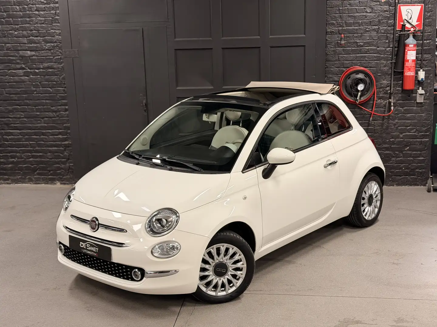 Fiat 500C 1.2 8V Lounge Blanc - 1