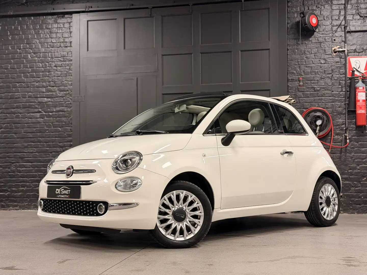 Fiat 500C 1.2 8V Lounge Blanc - 2