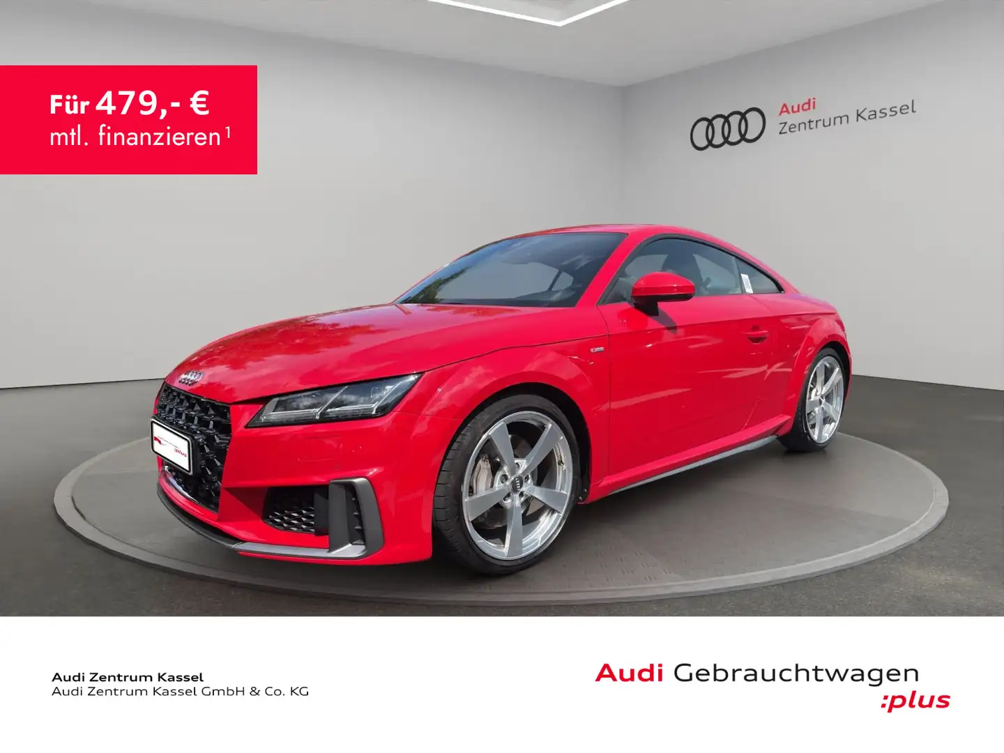 Audi TT TT Coupe 45 TFSI quattro S line LED Navi PDC+ Roşu - 1