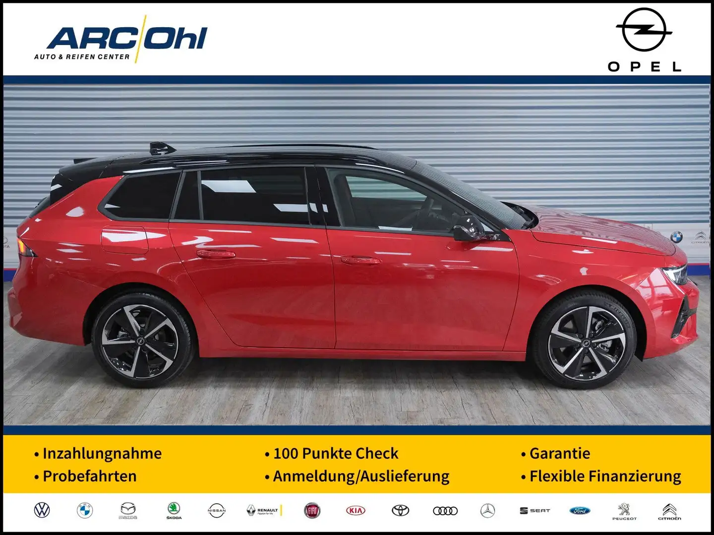 Opel Astra L 1.2 ST GS *NAVI/HEAD-UP/HIFI/MATRIX* Rot - 1