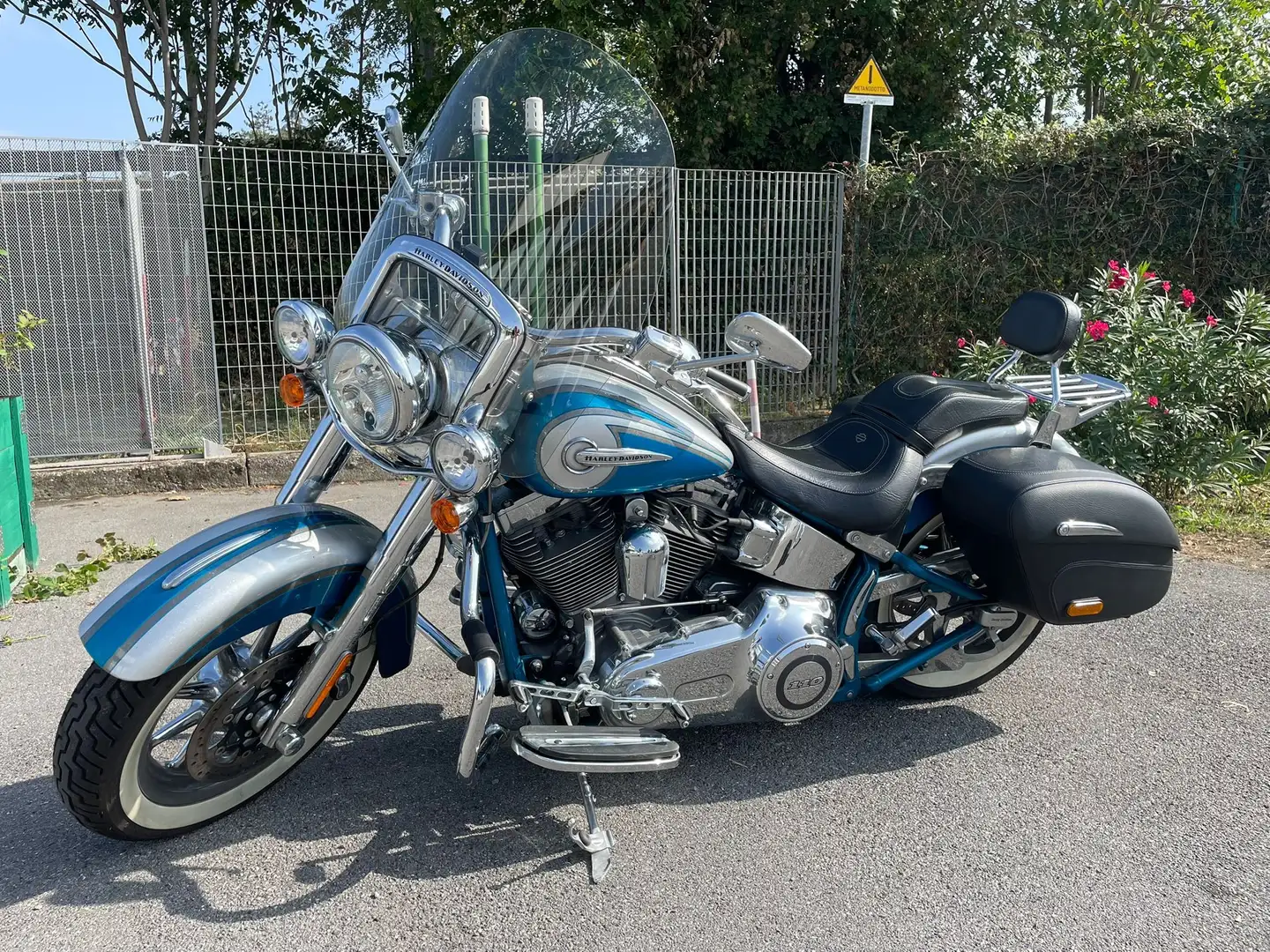 Harley-Davidson Softail CVO Softail Deluxe FLSTNSE Niebieski - 1