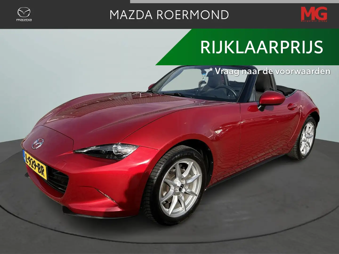 Mazda MX-5 1.5 SkyActiv-G 131 S Cabrio | Rijklaar | Lichtmet Rouge - 1
