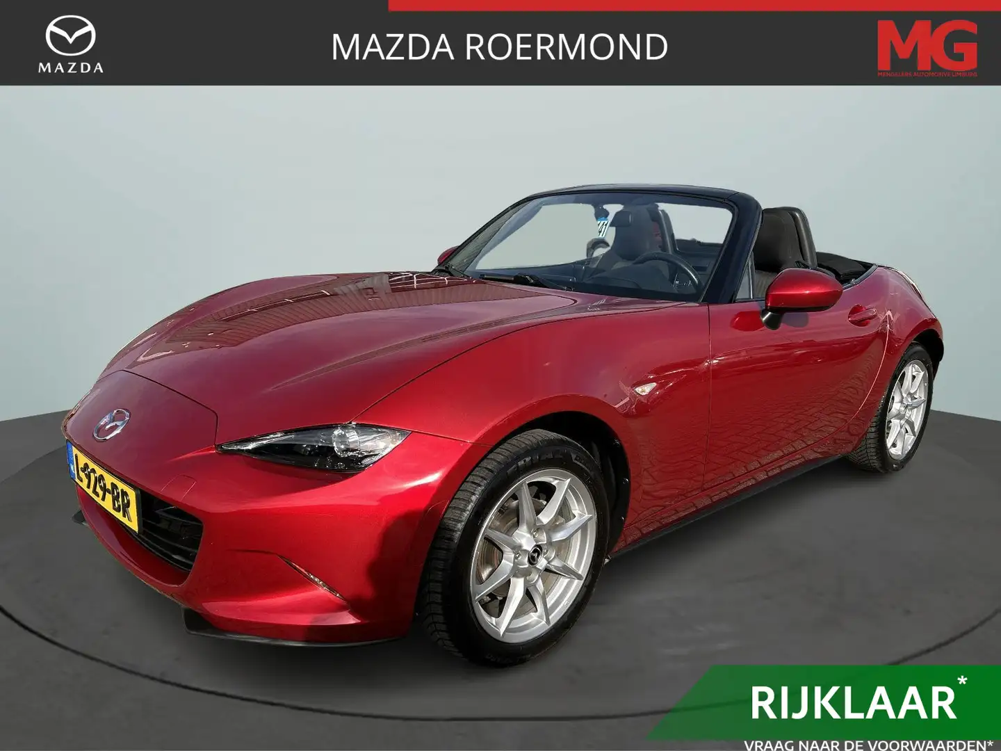 Mazda MX-5 1.5 SkyActiv-G 131 S Cabrio | Rijklaar |  Lichtmet Rood - 1
