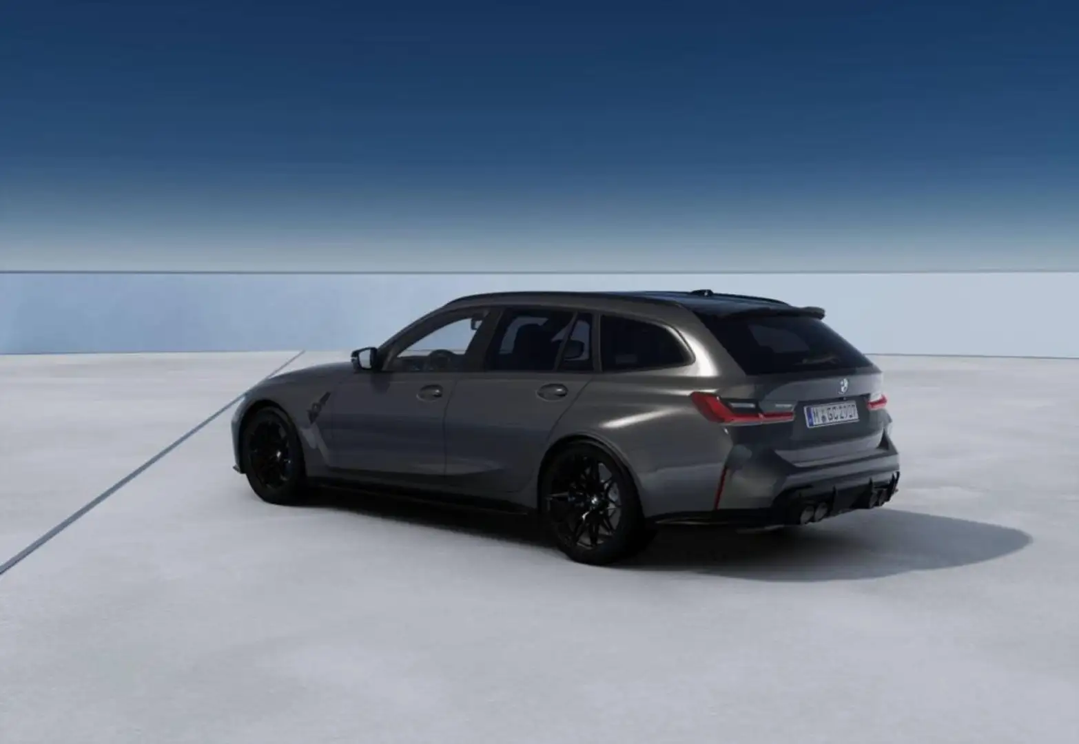 BMW M3 Competition M xDrive Touring - SOLO CON PERMUTA Grigio - 2