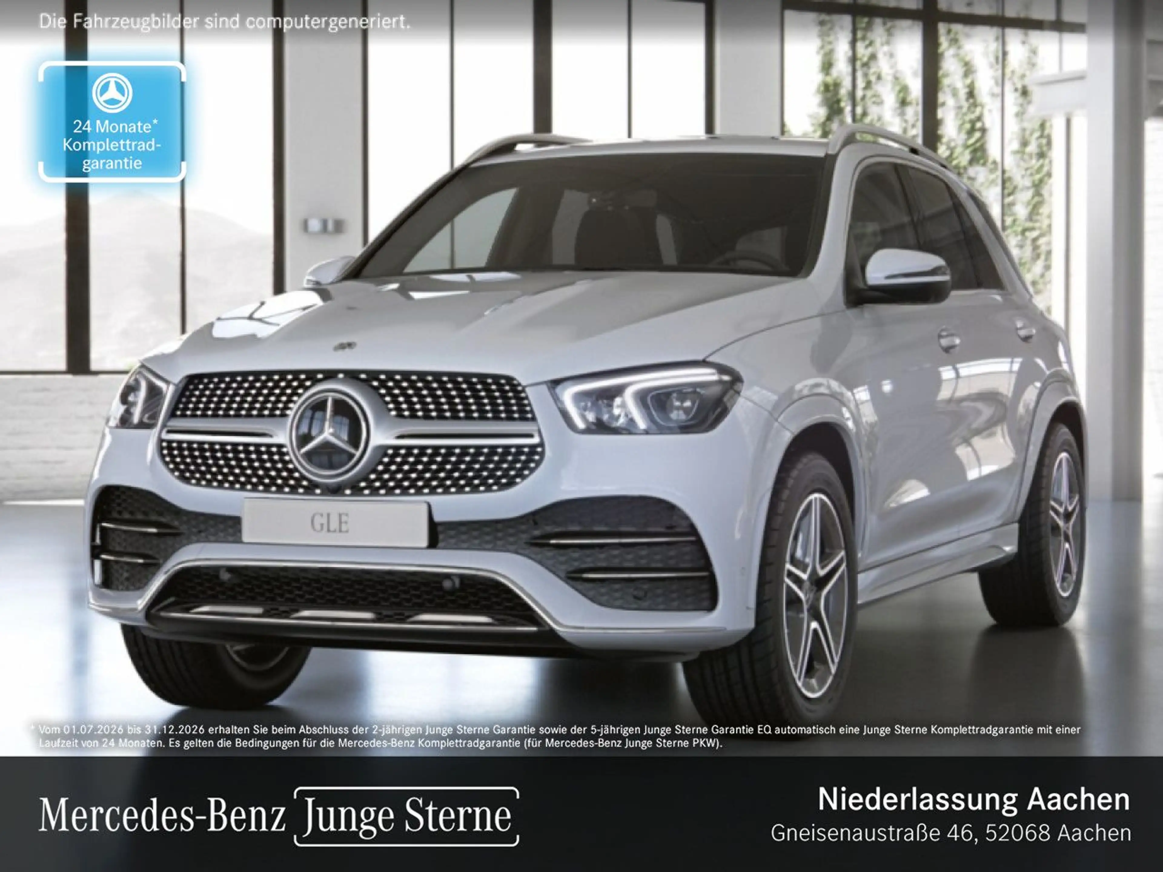 Mercedes-Benz GLE 350 de 4M AMG+360+AHK+LED+FAHRASS+20"+9G