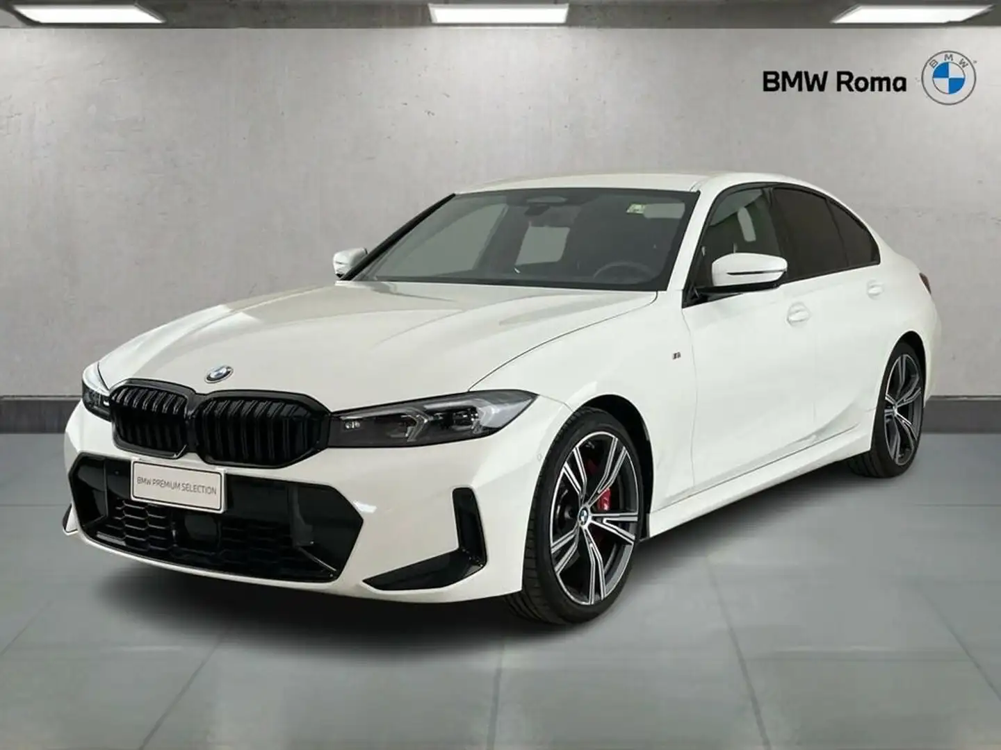 BMW 320 d mhev 48V Msport auto Bianco - 1