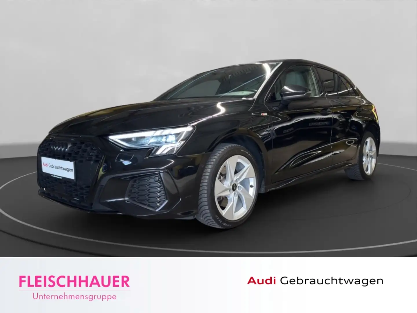 Audi A3 SB S line 40 TFSI e LED+ACC+RFK+SHZ+DC+OPTIK-SCHWA Schwarz - 1