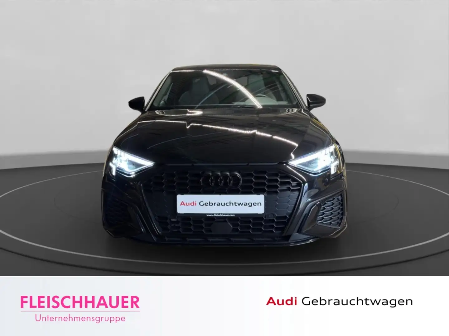 Audi A3 SB S line 40 TFSI e LED+ACC+RFK+SHZ+DC+OPTIK-SCHWA Schwarz - 2