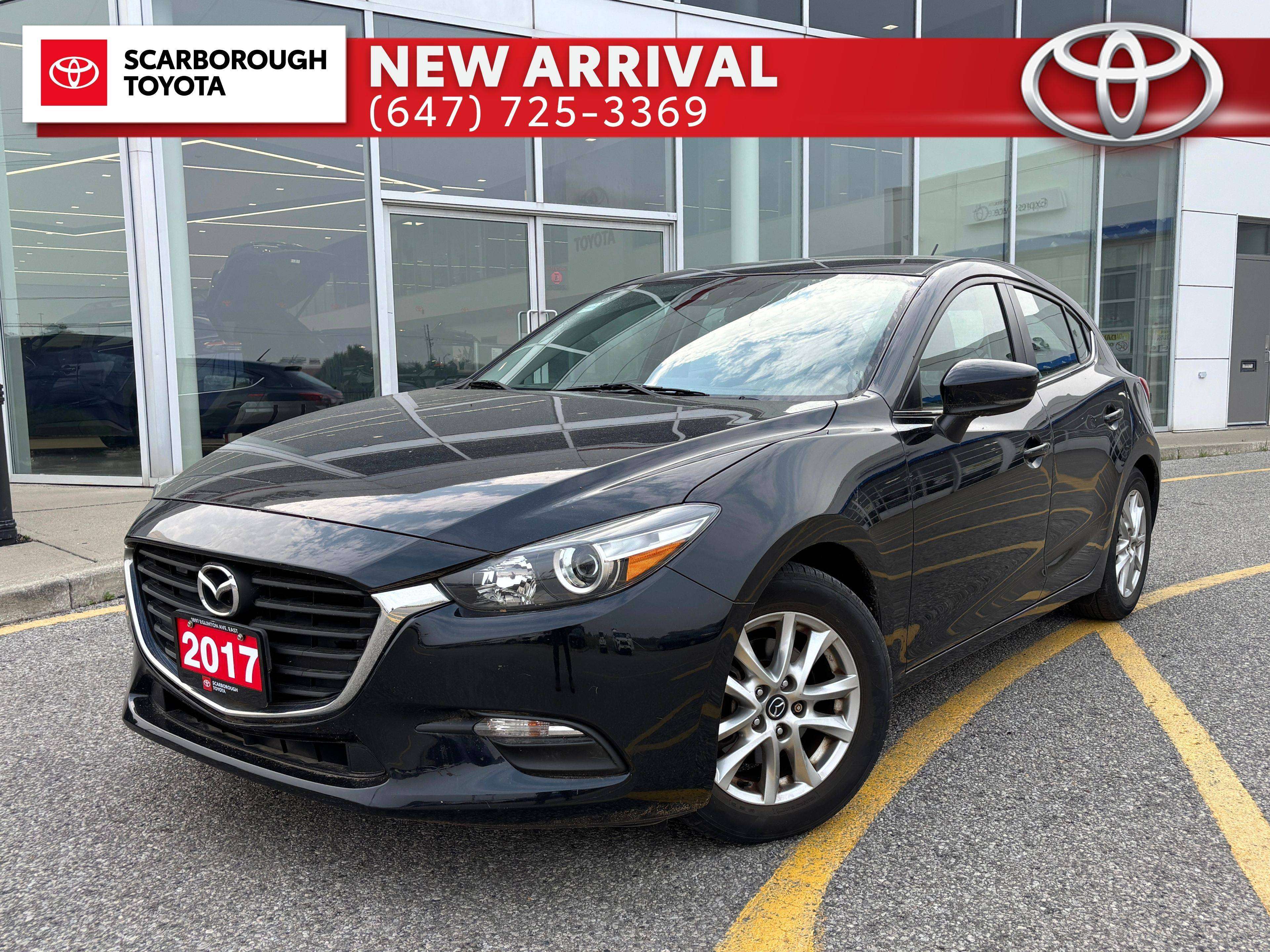 Black 2017 Mazda MAZDA3 Hatchback Manual