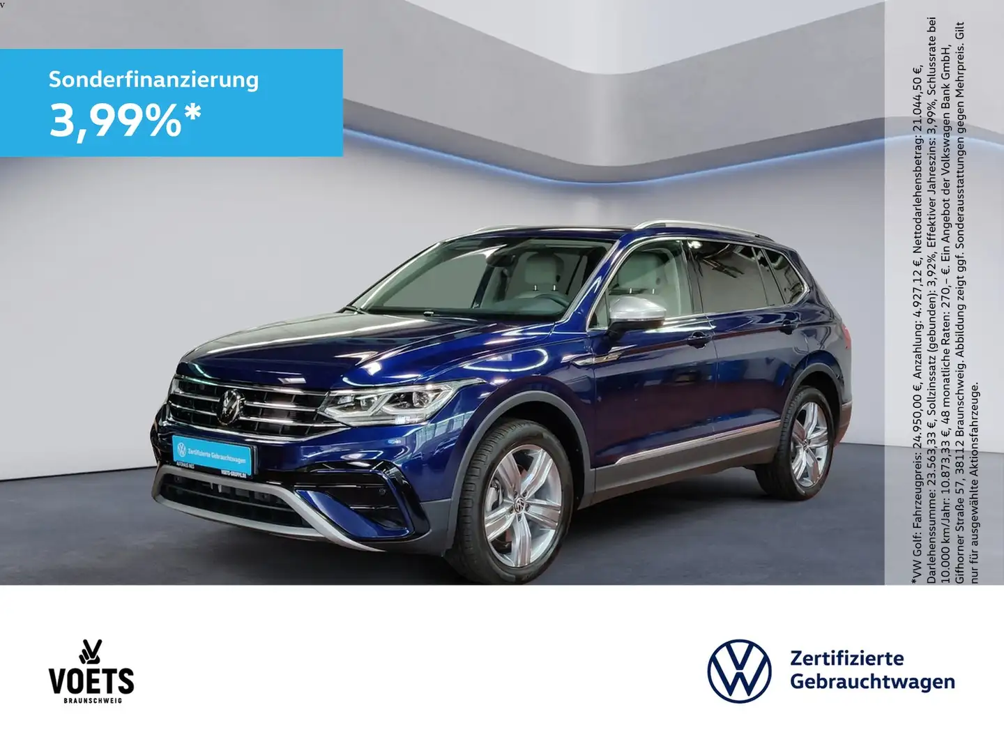Volkswagen Tiguan Allspace Elegance 2.0 TSI DSG 4Motion MATRIX-LED+App-Con... Blau - 1