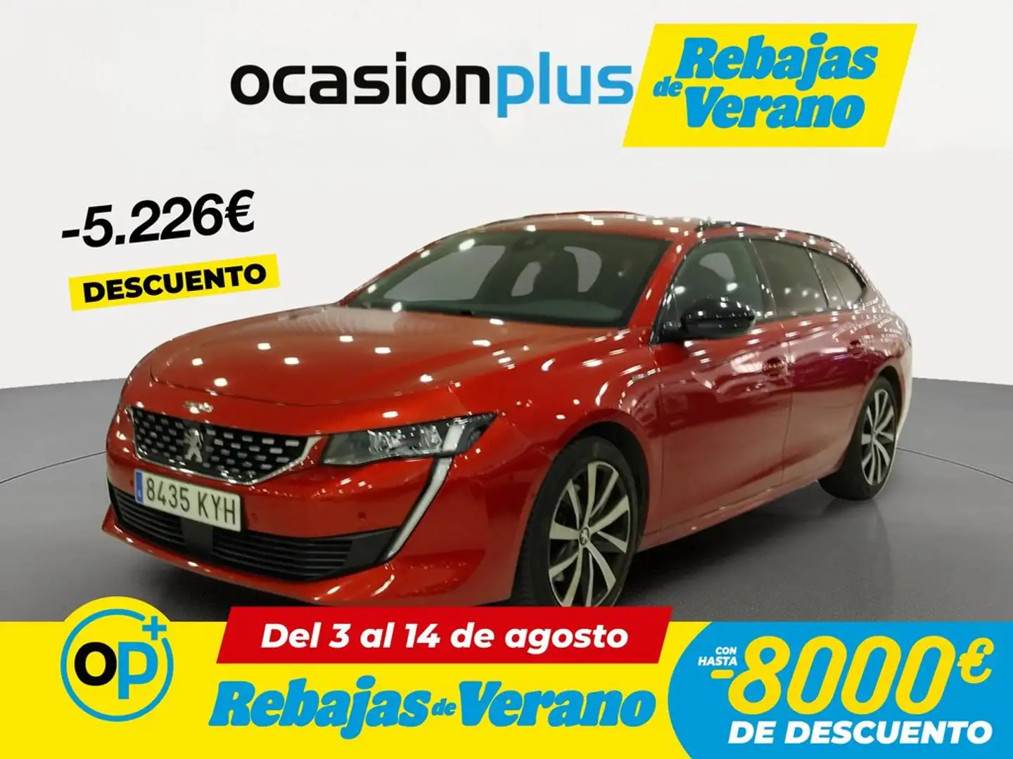 Peugeot 508 SW 2.0 BlueHDi S&S GT Line EAT8 180 Rojo - 1