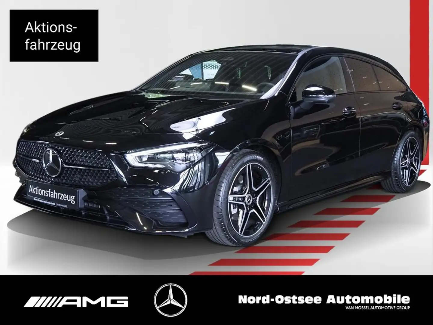Mercedes-Benz CLA 180 SB AMG NIGHT PANO MEMORY MULTIBEAM 360° Schwarz - 1