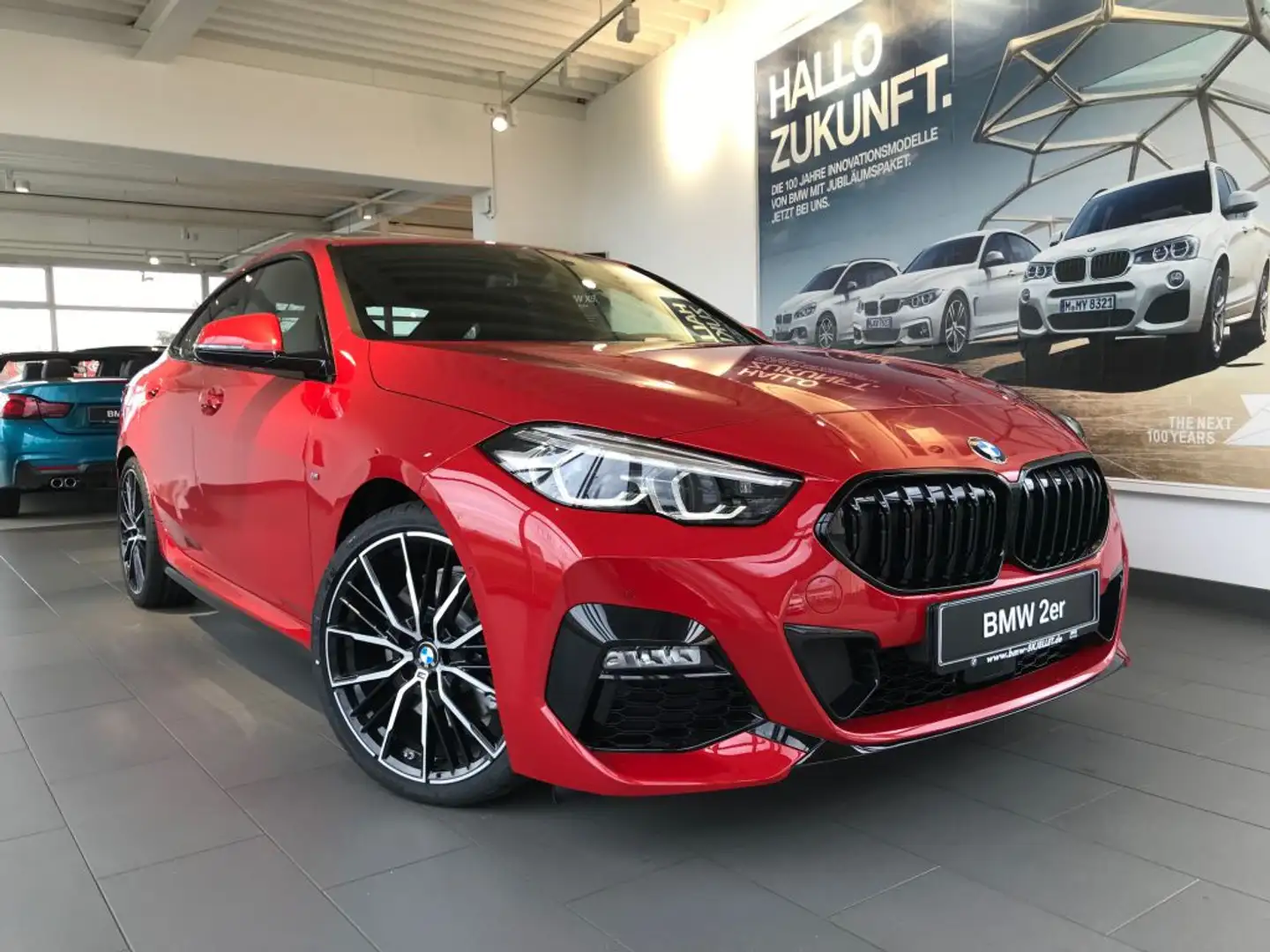 BMW 220 d Gran Coupe M SPORT HUD+PANO+AHK+ACC+HARMAN Rojo - 2