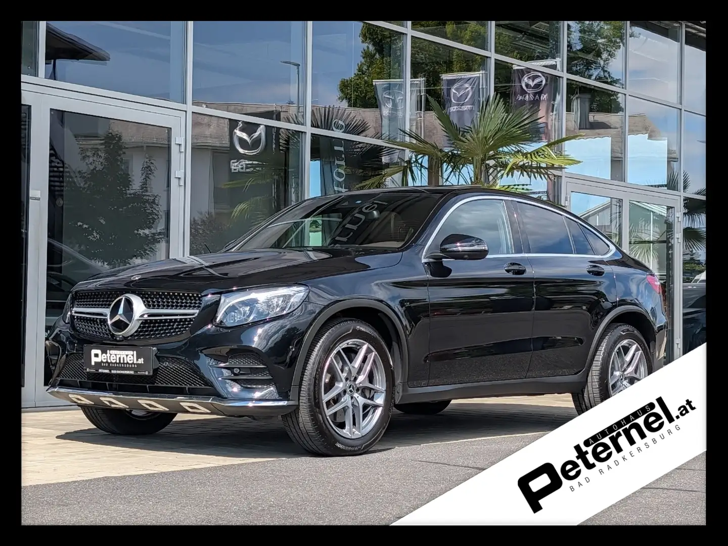 Mercedes-Benz GLC 220 d 4MATIC Coupé PTS Shz Ambi Sportpaket Schwarz - 1