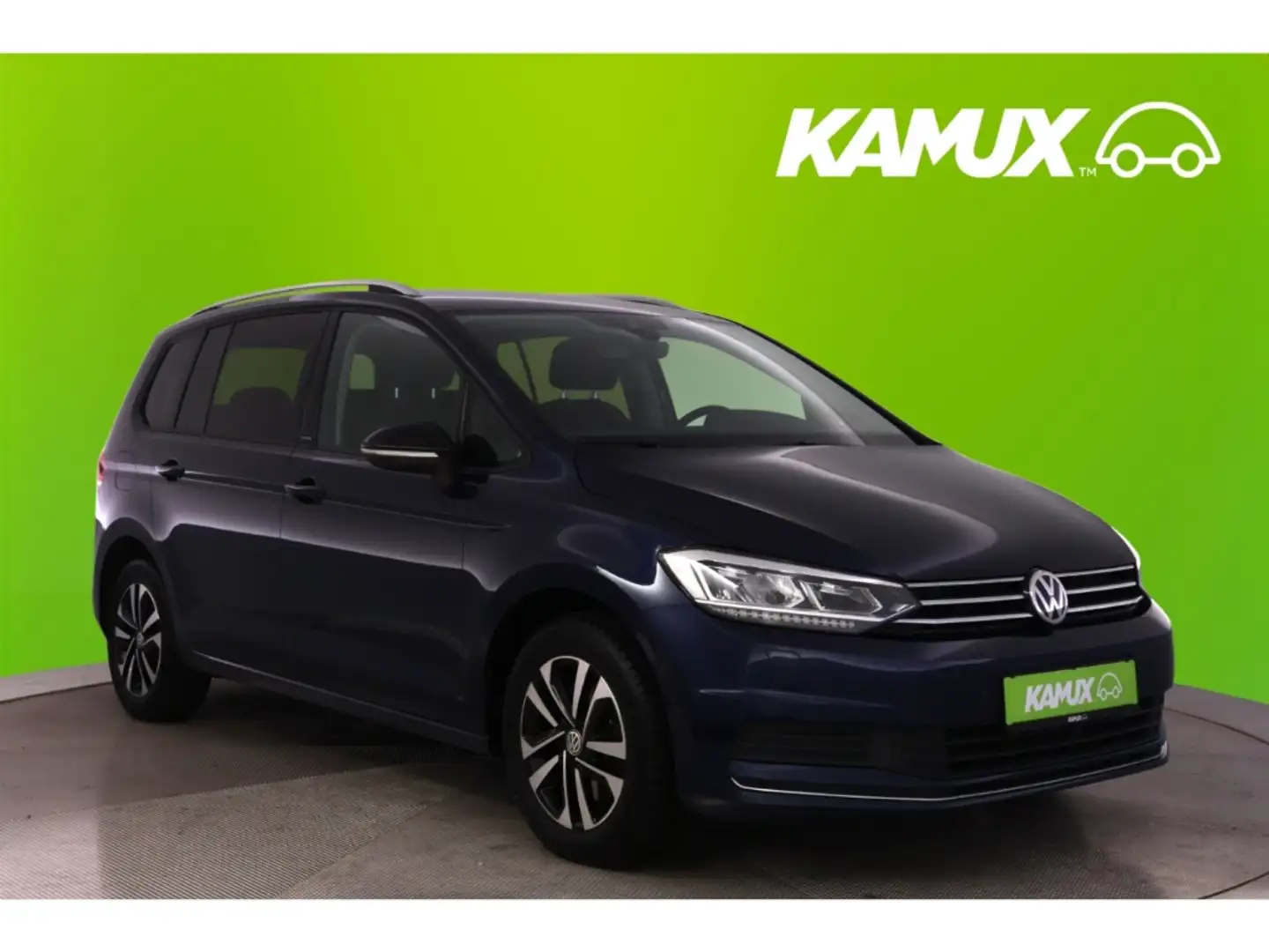 Volkswagen Touran 2.0TDI DSG IQ.DRIVE+LED+NAVI+7-SITZE+PDC Blau - 1