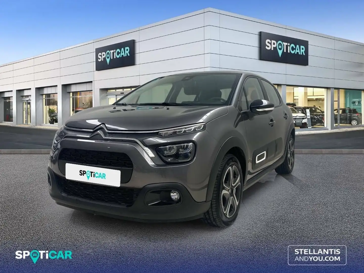 Citroen C3 BlueHDi 75KW (100CV) Plus Grijs - 1