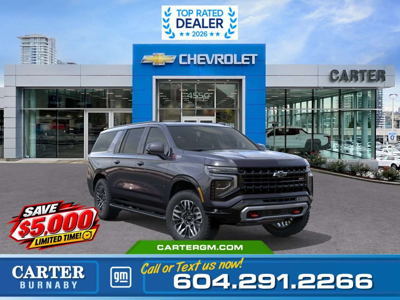  2026 Chevrolet Suburban Z71 4WD   