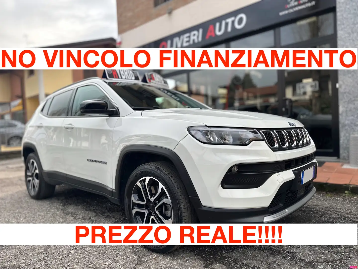 Jeep Compass Compass 4xe Limited 190cv Automatica PREZZO VERO Blanc - 1
